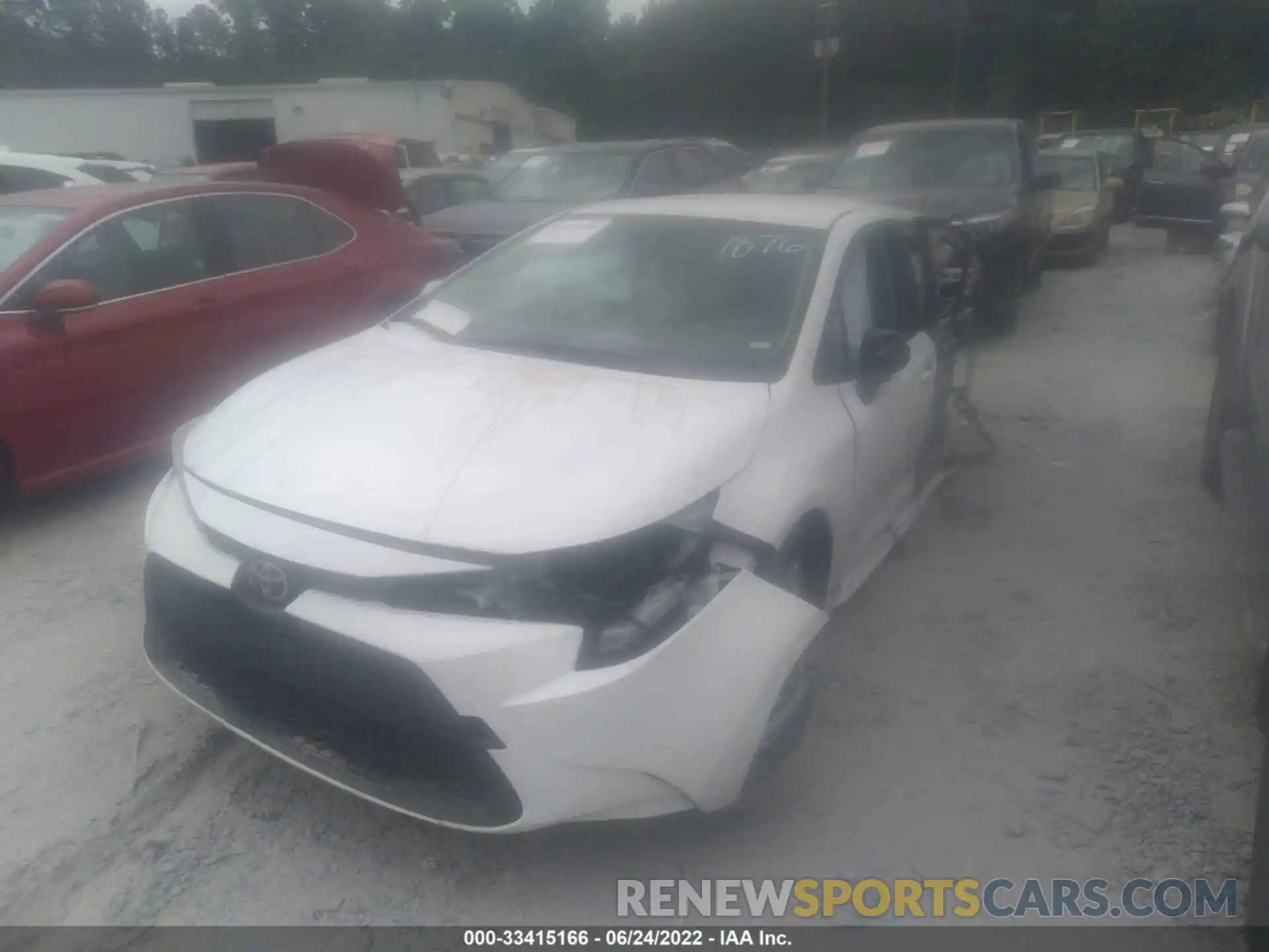 2 Photograph of a damaged car 5YFEPMAE2MP211876 TOYOTA COROLLA 2021