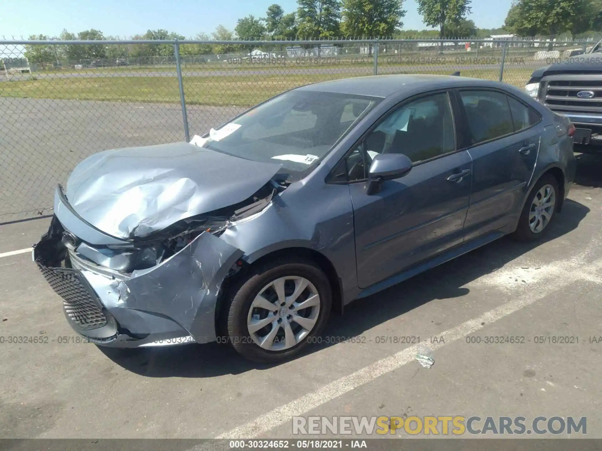 2 Photograph of a damaged car 5YFEPMAE2MP212302 TOYOTA COROLLA 2021