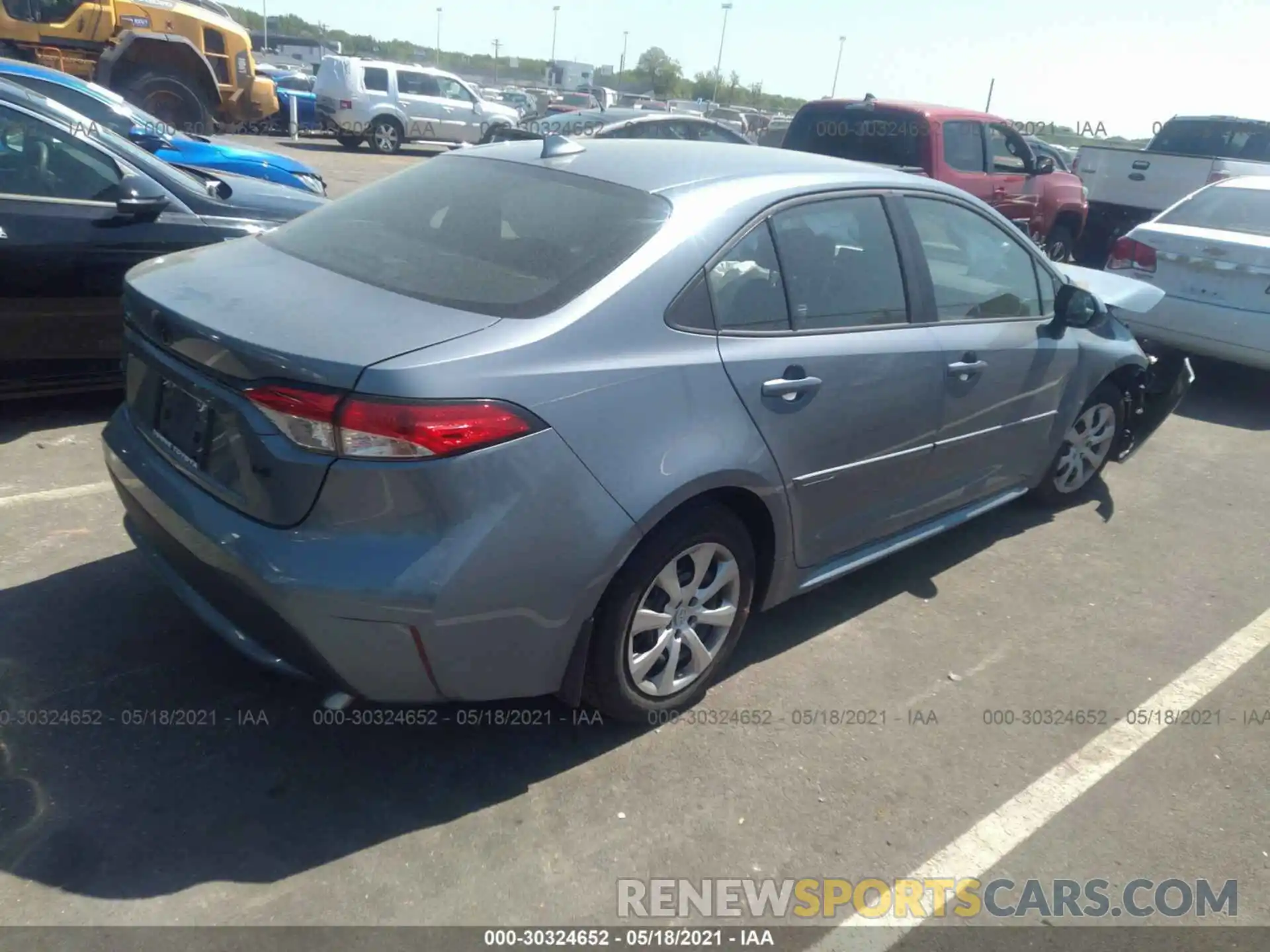 4 Photograph of a damaged car 5YFEPMAE2MP212302 TOYOTA COROLLA 2021