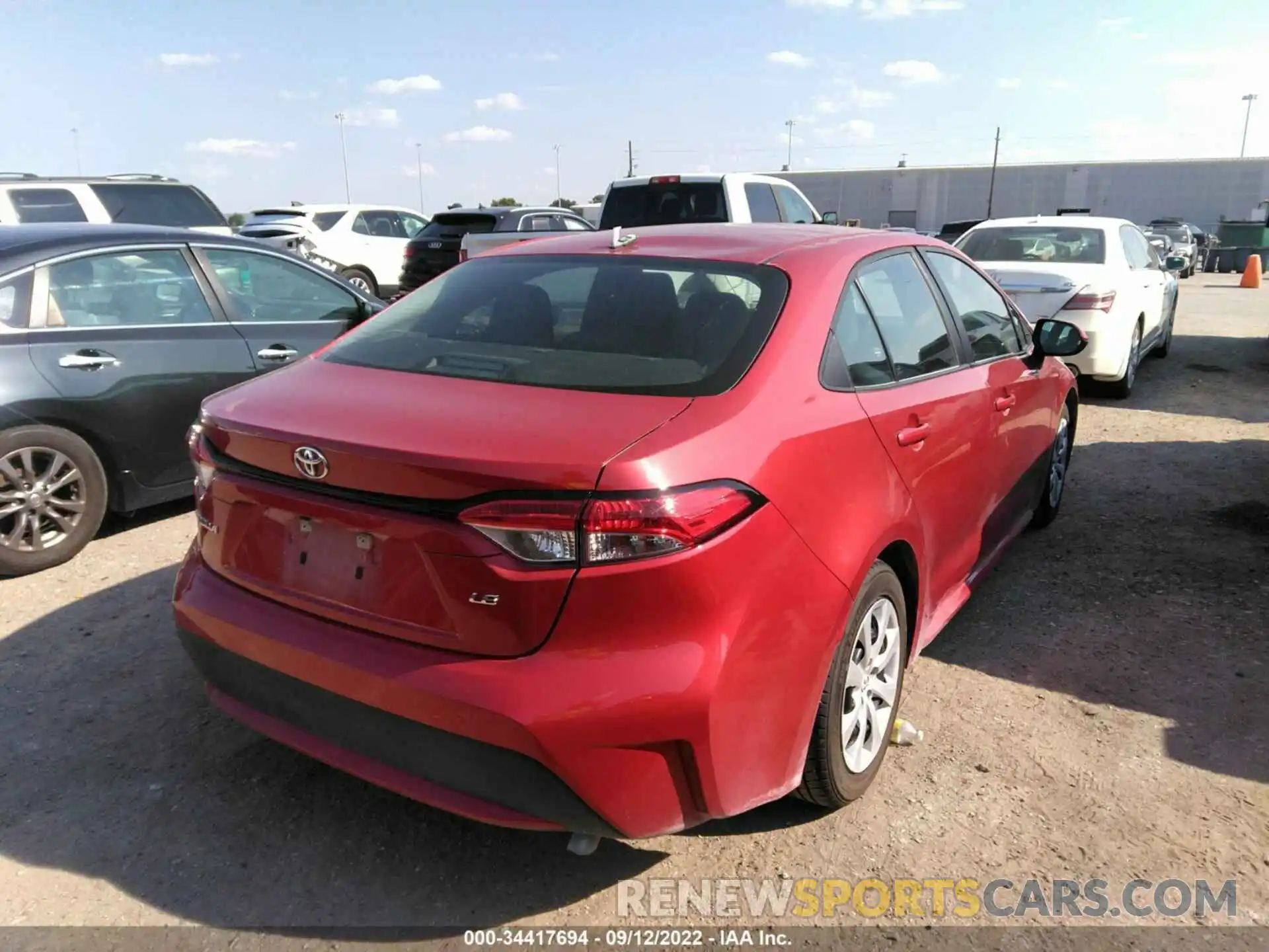 4 Photograph of a damaged car 5YFEPMAE2MP213188 TOYOTA COROLLA 2021