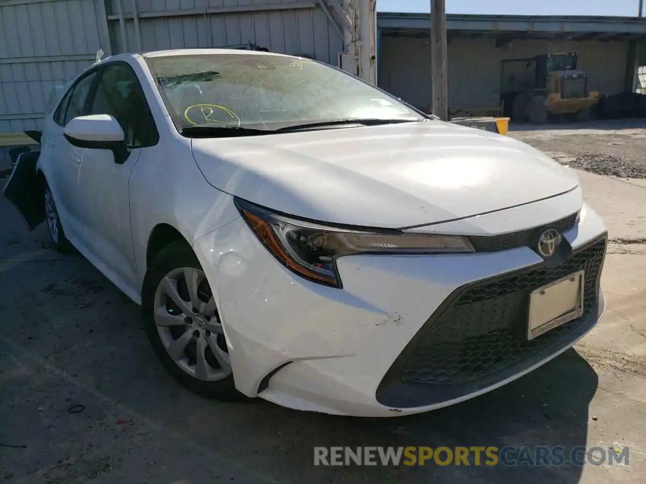 1 Photograph of a damaged car 5YFEPMAE2MP213238 TOYOTA COROLLA 2021