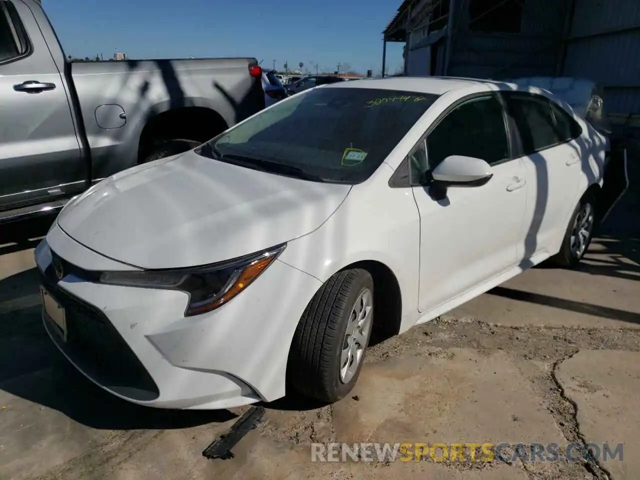 2 Photograph of a damaged car 5YFEPMAE2MP213238 TOYOTA COROLLA 2021