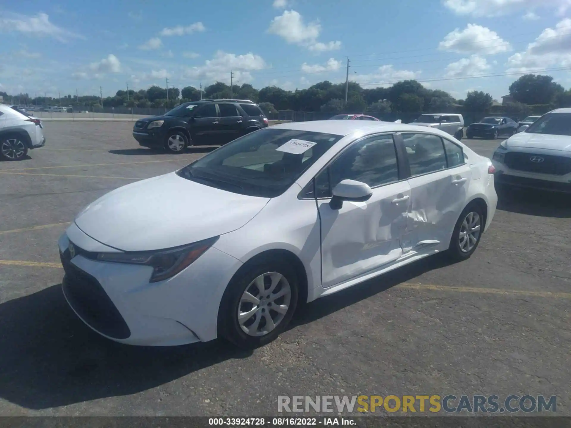 2 Photograph of a damaged car 5YFEPMAE2MP213532 TOYOTA COROLLA 2021