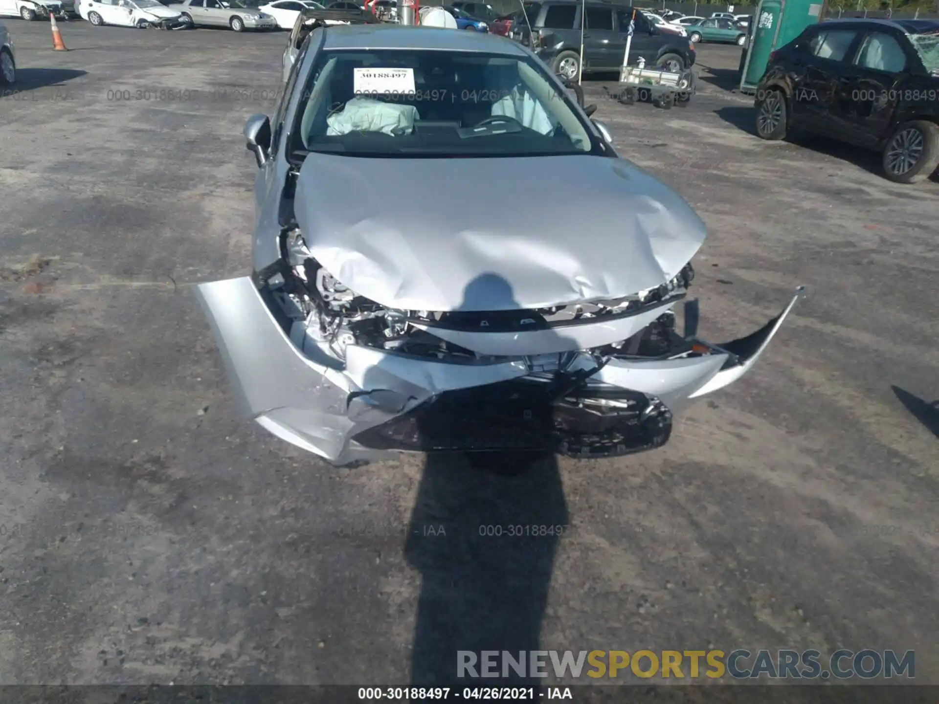 6 Photograph of a damaged car 5YFEPMAE2MP214017 TOYOTA COROLLA 2021