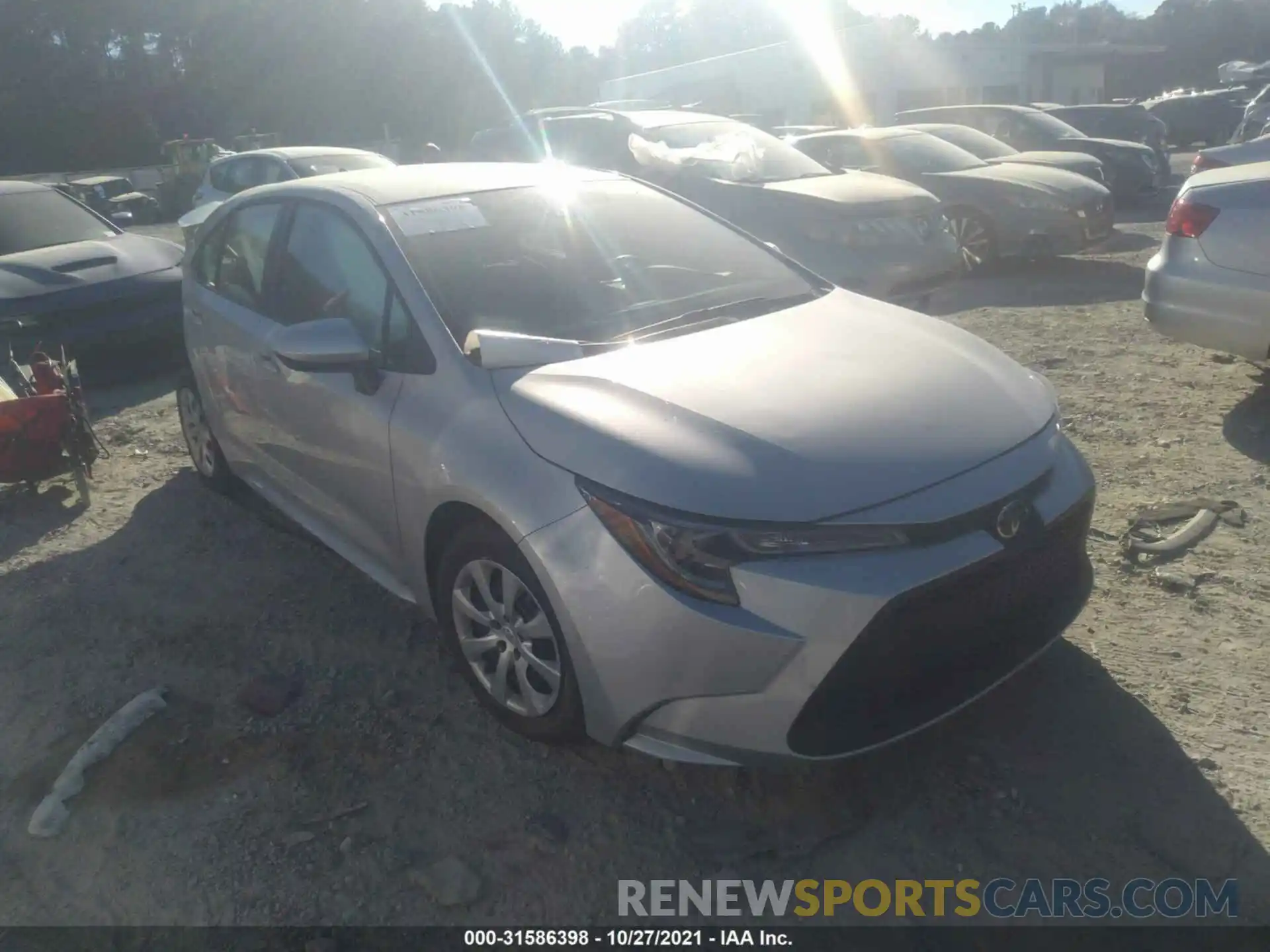 1 Photograph of a damaged car 5YFEPMAE2MP214082 TOYOTA COROLLA 2021