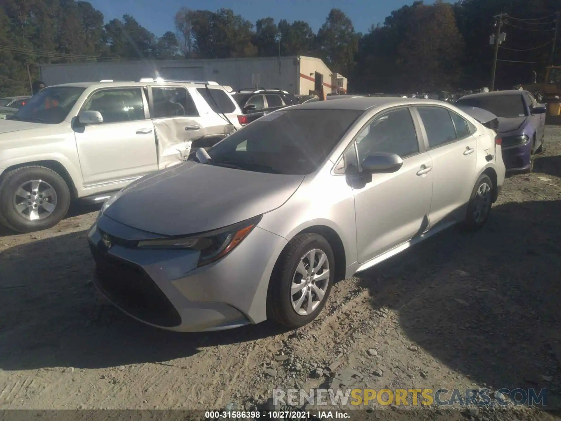 2 Photograph of a damaged car 5YFEPMAE2MP214082 TOYOTA COROLLA 2021