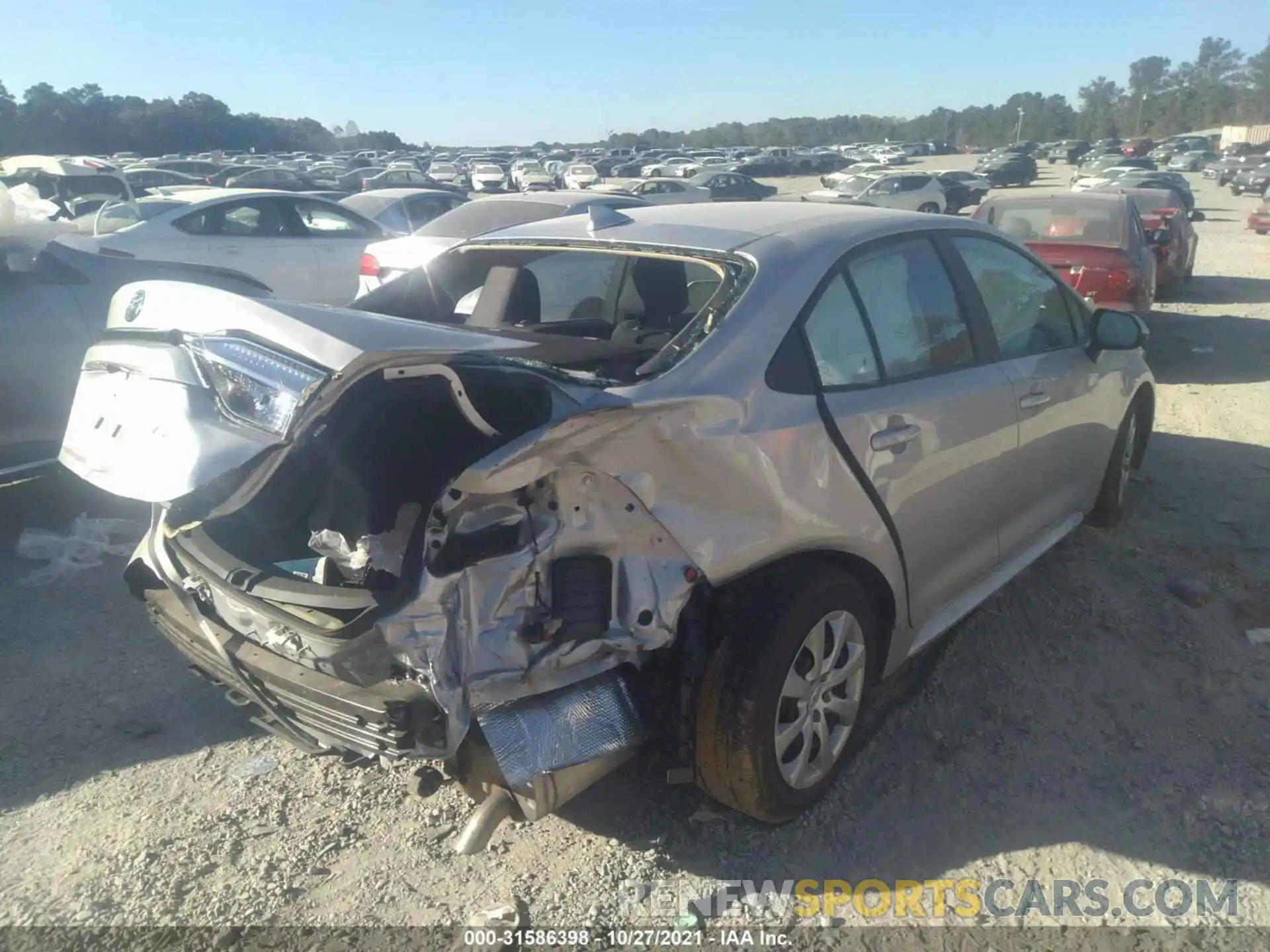 4 Photograph of a damaged car 5YFEPMAE2MP214082 TOYOTA COROLLA 2021