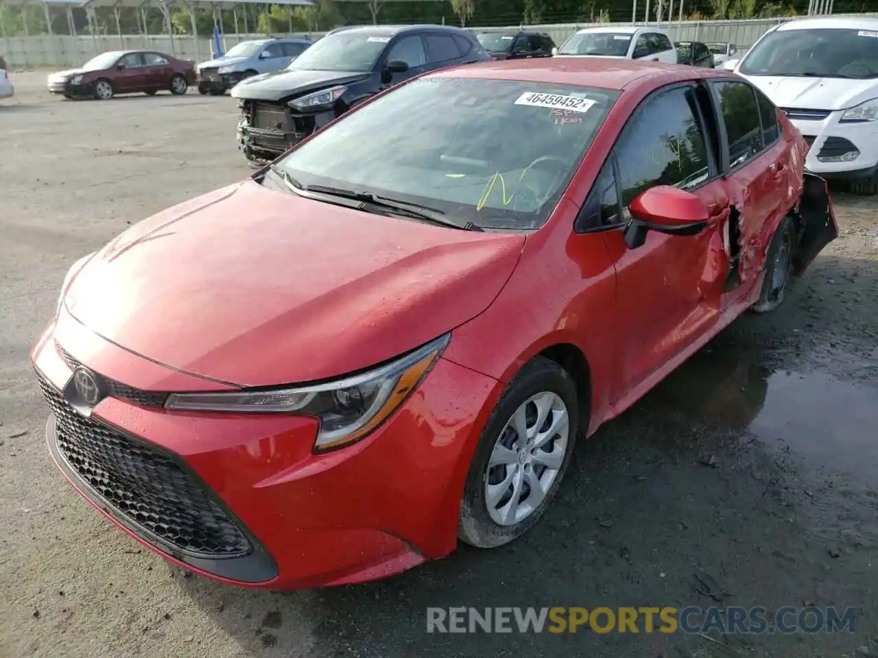 2 Photograph of a damaged car 5YFEPMAE2MP215068 TOYOTA COROLLA 2021