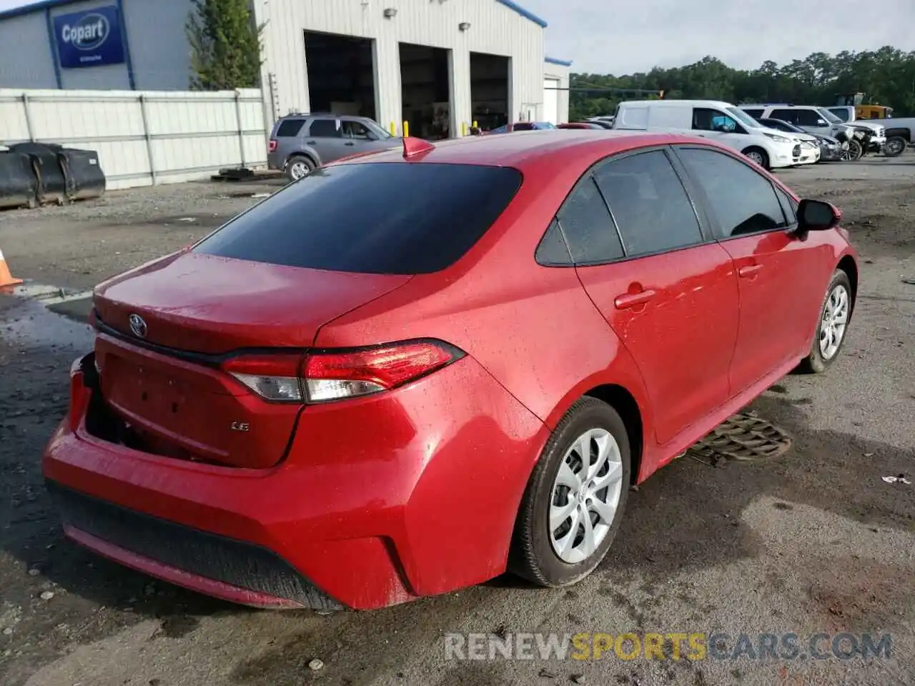 4 Photograph of a damaged car 5YFEPMAE2MP215068 TOYOTA COROLLA 2021