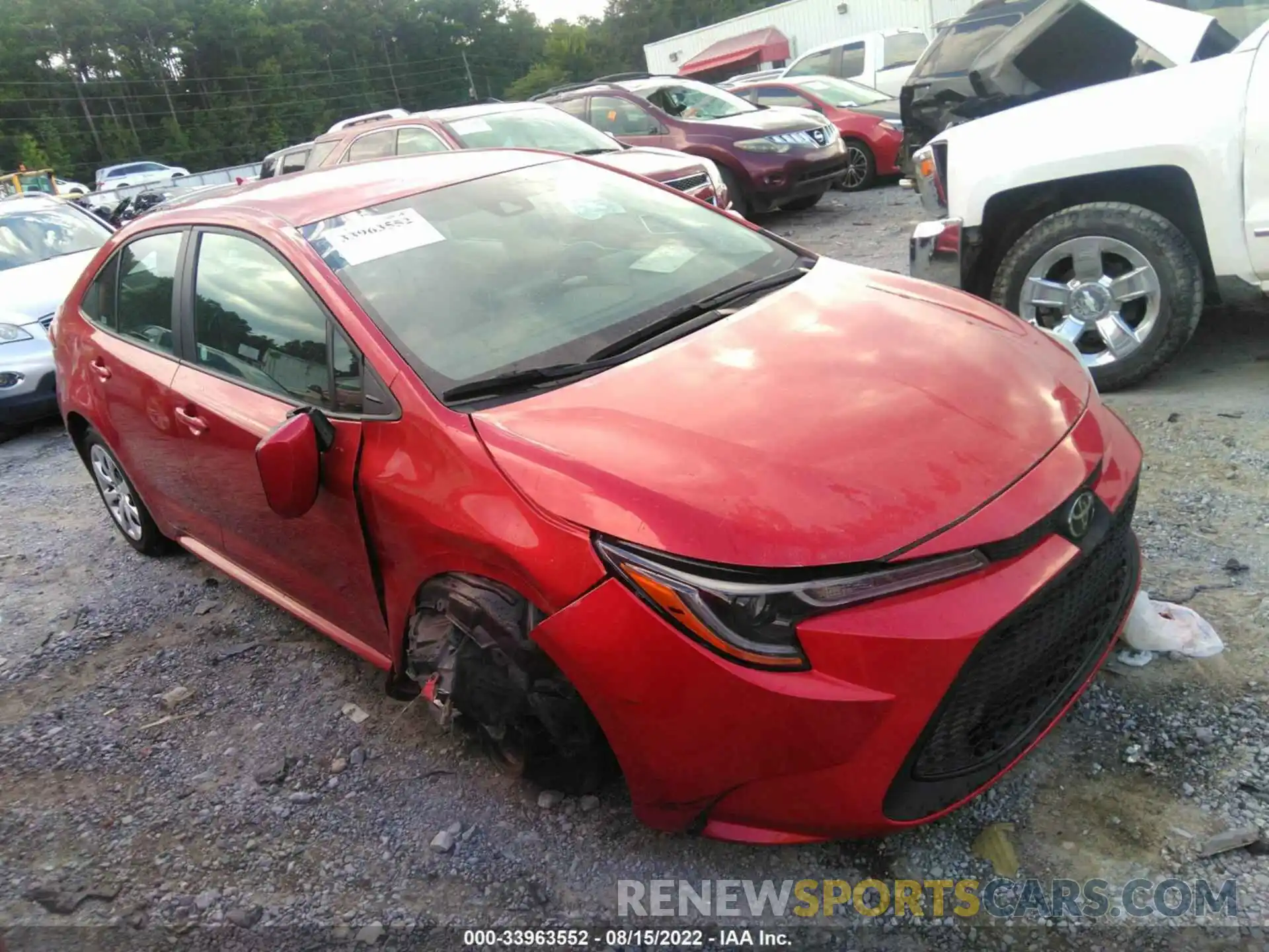 1 Photograph of a damaged car 5YFEPMAE2MP216253 TOYOTA COROLLA 2021