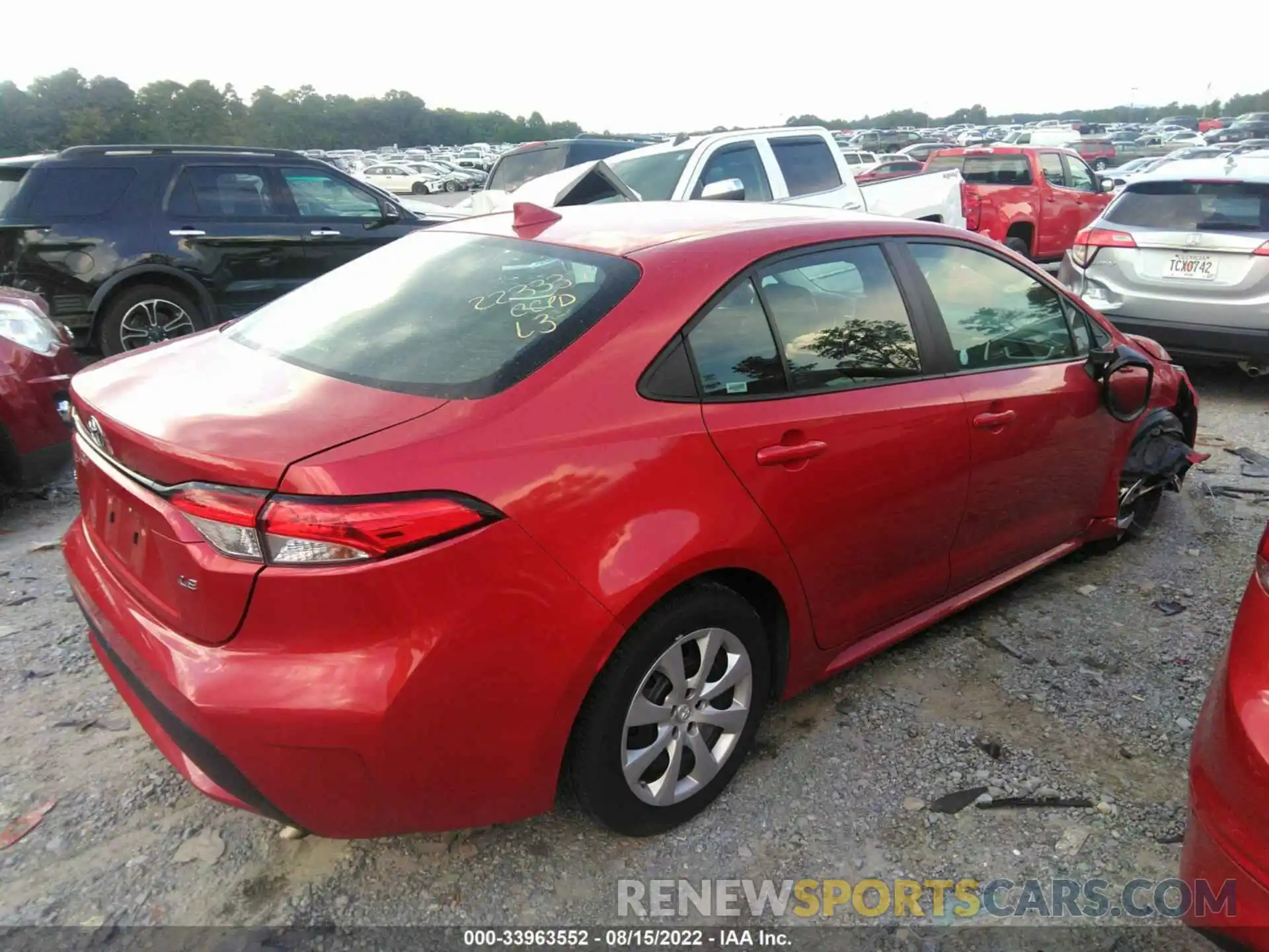 4 Photograph of a damaged car 5YFEPMAE2MP216253 TOYOTA COROLLA 2021