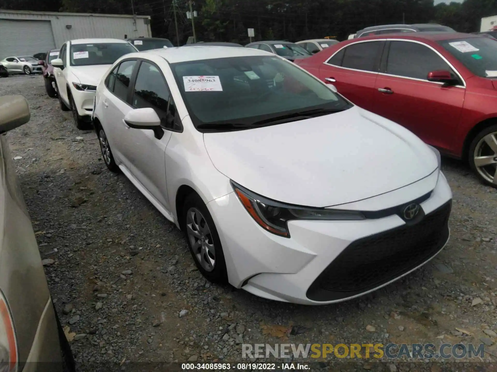 1 Photograph of a damaged car 5YFEPMAE2MP217225 TOYOTA COROLLA 2021