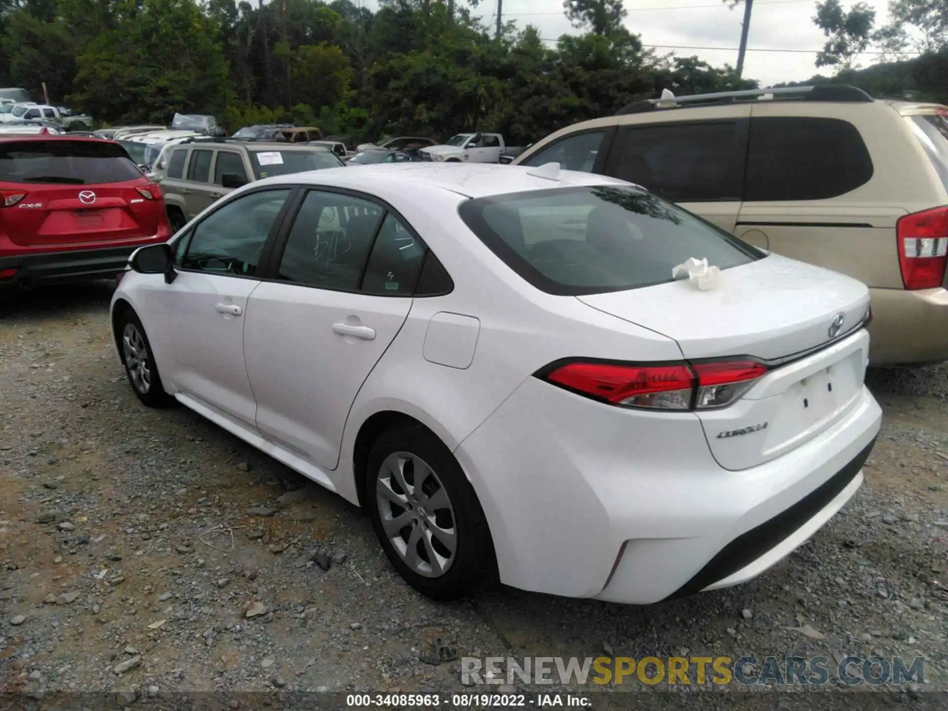 3 Photograph of a damaged car 5YFEPMAE2MP217225 TOYOTA COROLLA 2021