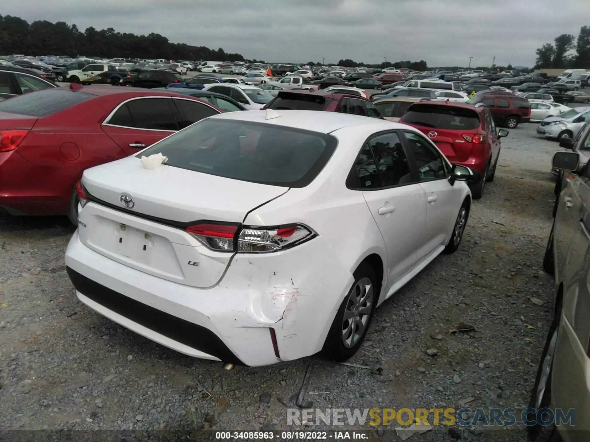 4 Photograph of a damaged car 5YFEPMAE2MP217225 TOYOTA COROLLA 2021