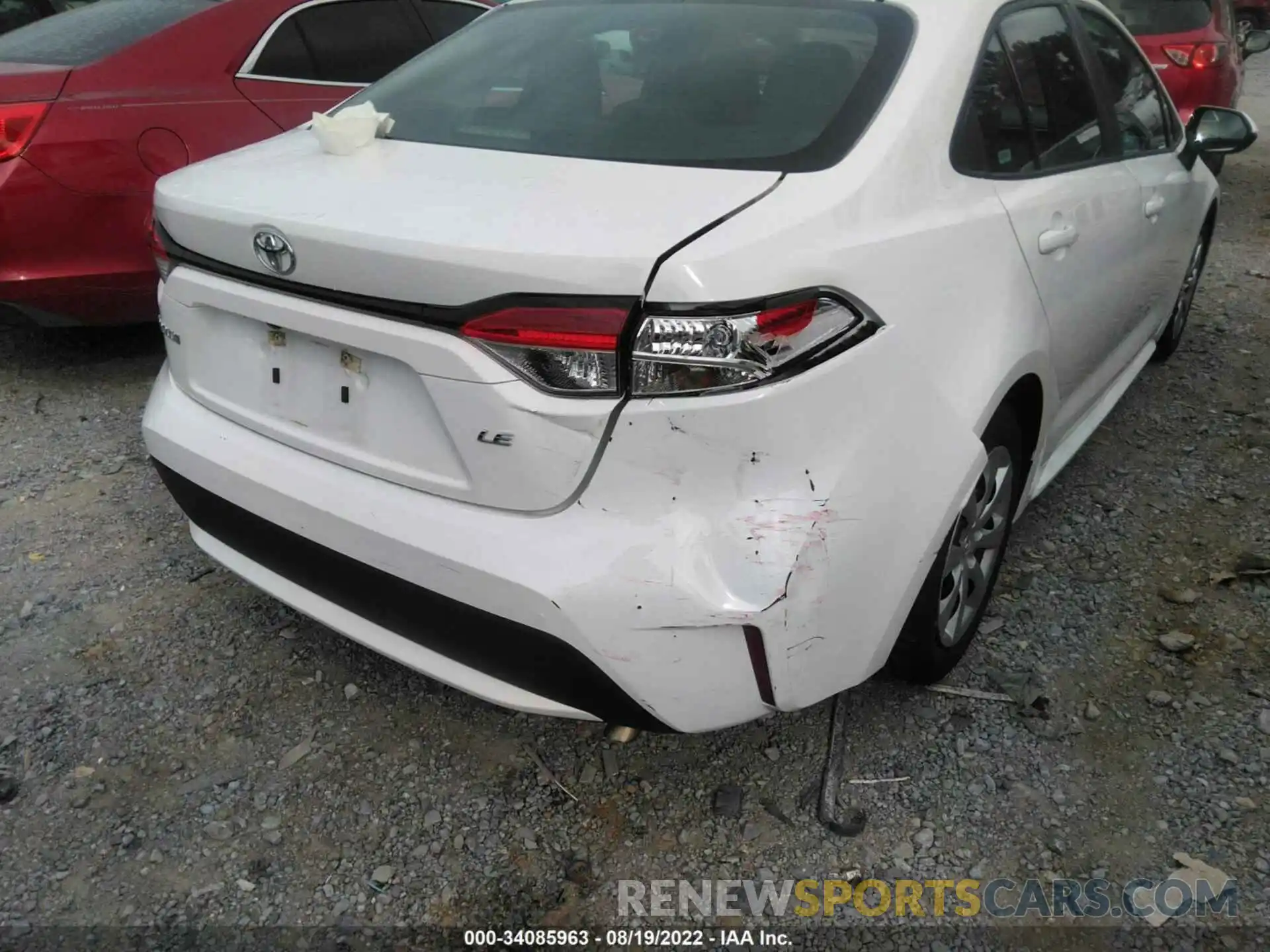 6 Photograph of a damaged car 5YFEPMAE2MP217225 TOYOTA COROLLA 2021