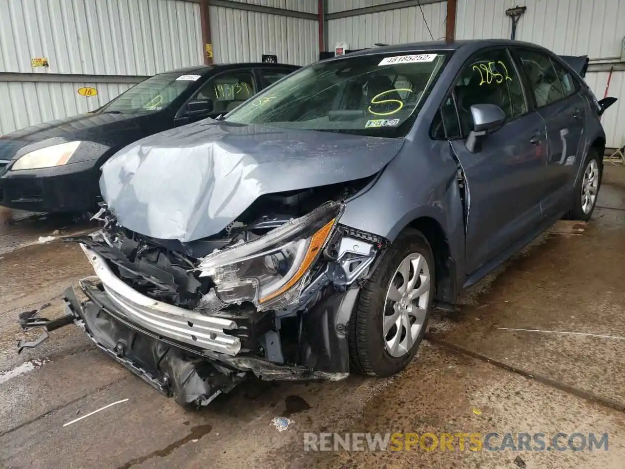 2 Photograph of a damaged car 5YFEPMAE2MP217371 TOYOTA COROLLA 2021