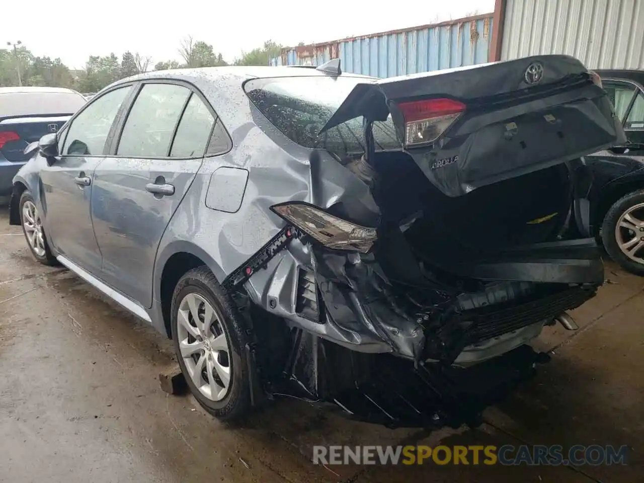 3 Photograph of a damaged car 5YFEPMAE2MP217371 TOYOTA COROLLA 2021