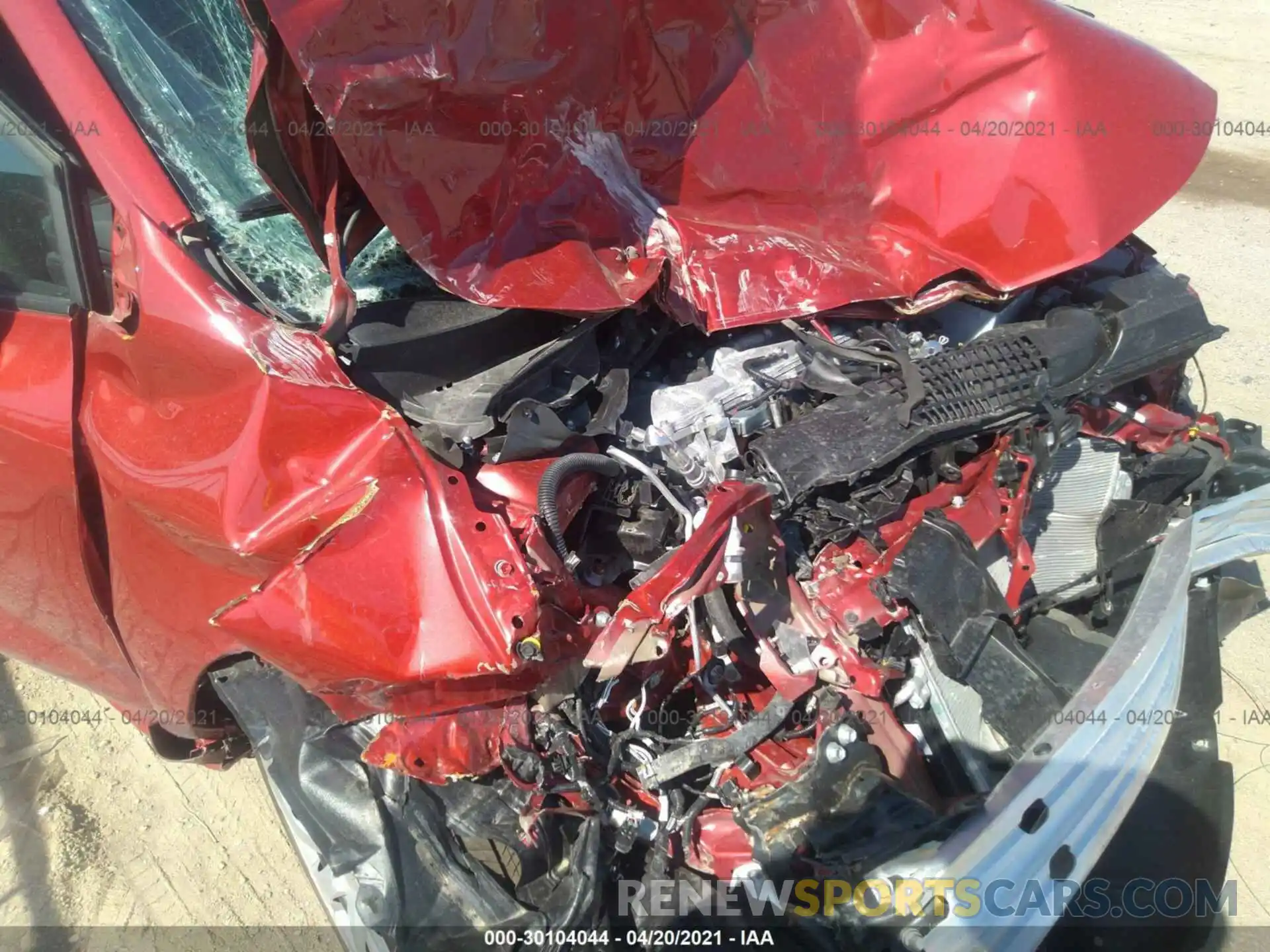 6 Фотография поврежденного автомобиля 5YFEPMAE2MP218004 TOYOTA COROLLA 2021