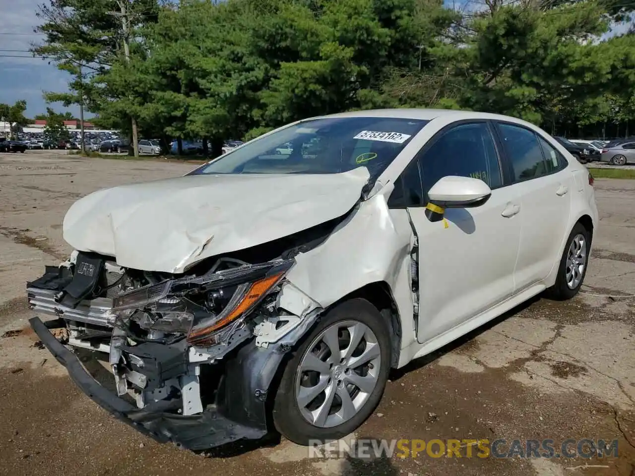 2 Photograph of a damaged car 5YFEPMAE2MP220710 TOYOTA COROLLA 2021