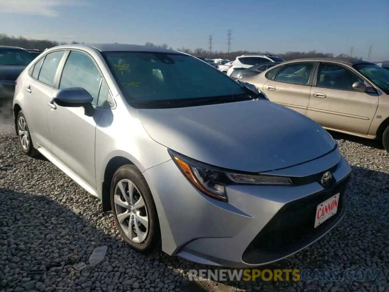 1 Photograph of a damaged car 5YFEPMAE2MP221016 TOYOTA COROLLA 2021