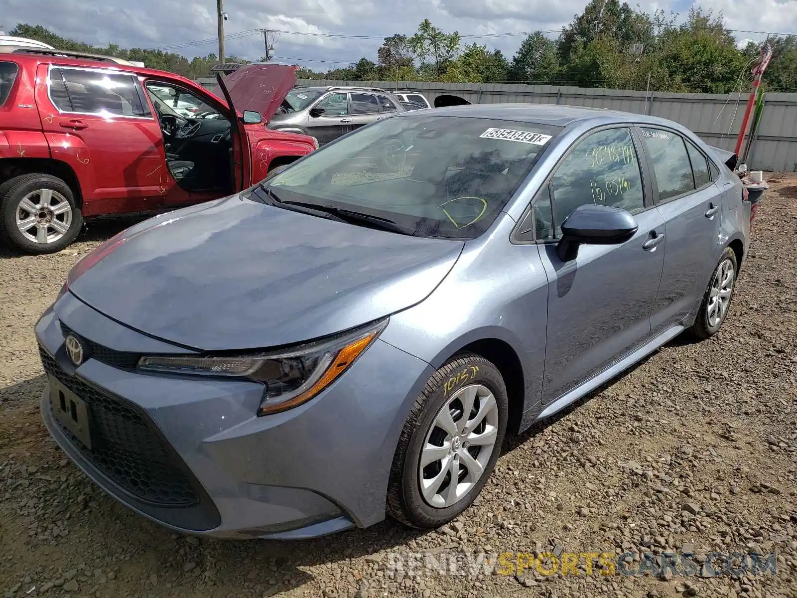 2 Photograph of a damaged car 5YFEPMAE2MP221128 TOYOTA COROLLA 2021