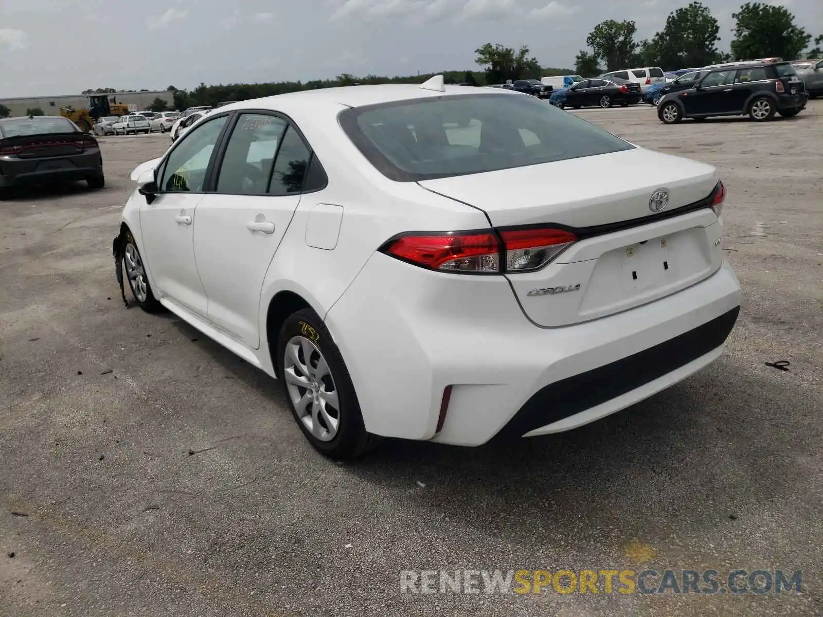 3 Photograph of a damaged car 5YFEPMAE2MP221985 TOYOTA COROLLA 2021