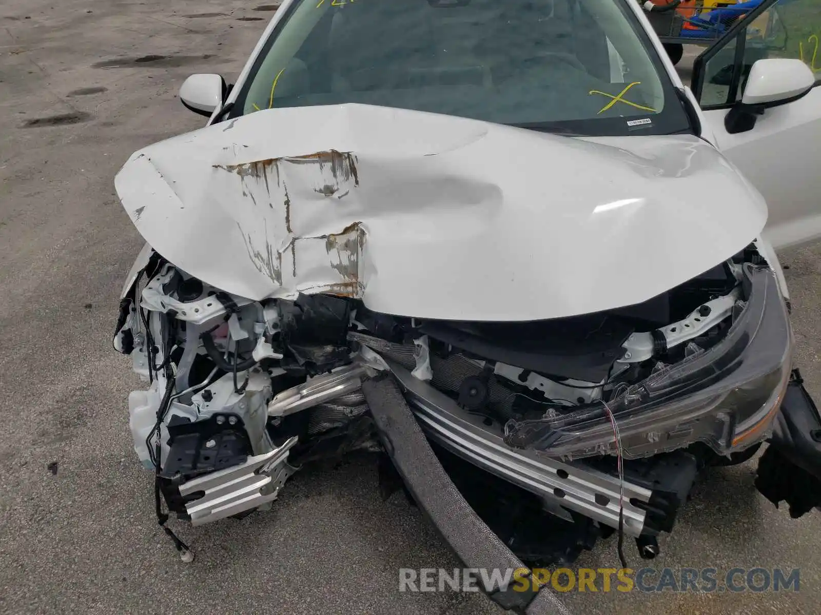 7 Photograph of a damaged car 5YFEPMAE2MP221985 TOYOTA COROLLA 2021