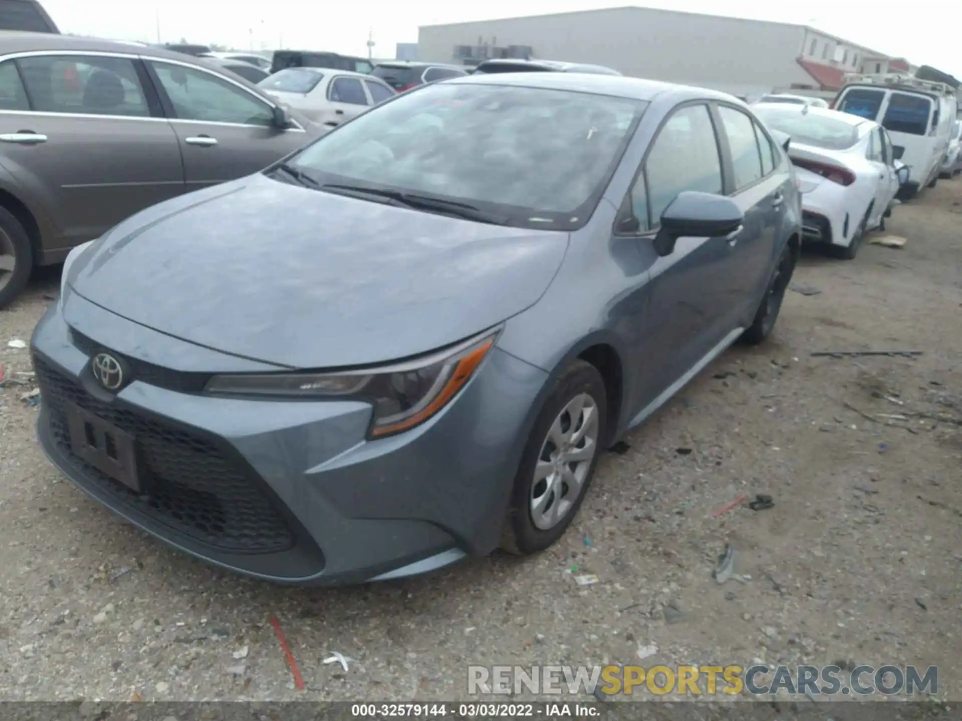 2 Photograph of a damaged car 5YFEPMAE2MP222263 TOYOTA COROLLA 2021