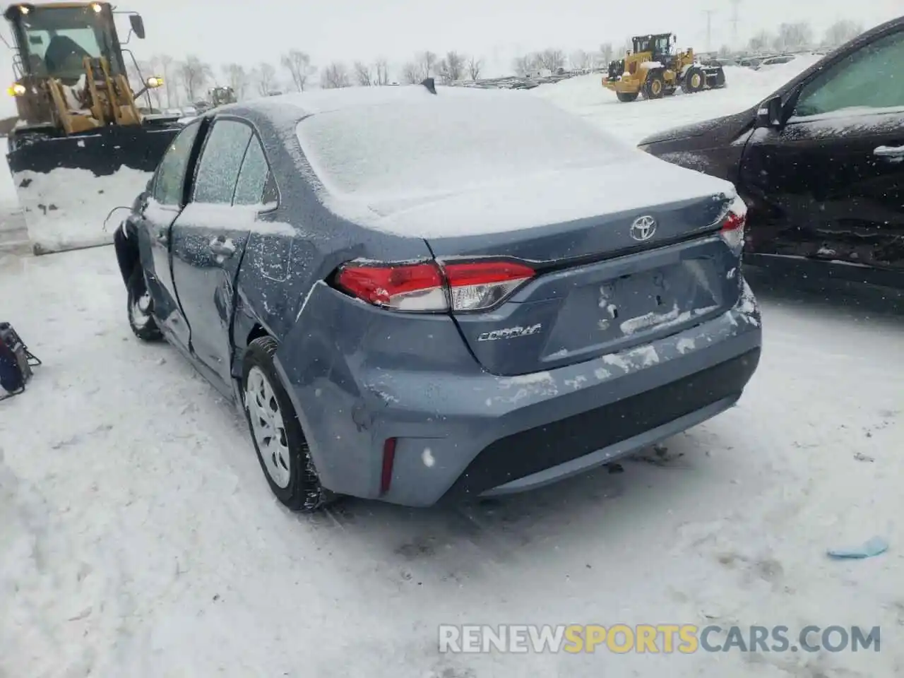 3 Photograph of a damaged car 5YFEPMAE2MP223042 TOYOTA COROLLA 2021