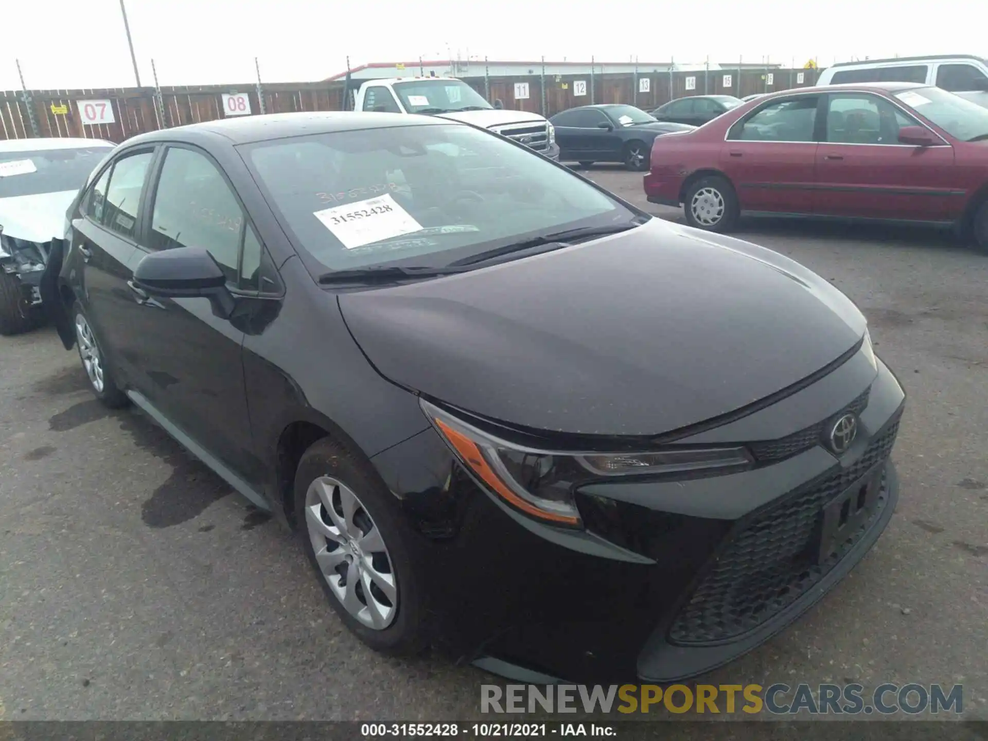 1 Photograph of a damaged car 5YFEPMAE2MP223381 TOYOTA COROLLA 2021