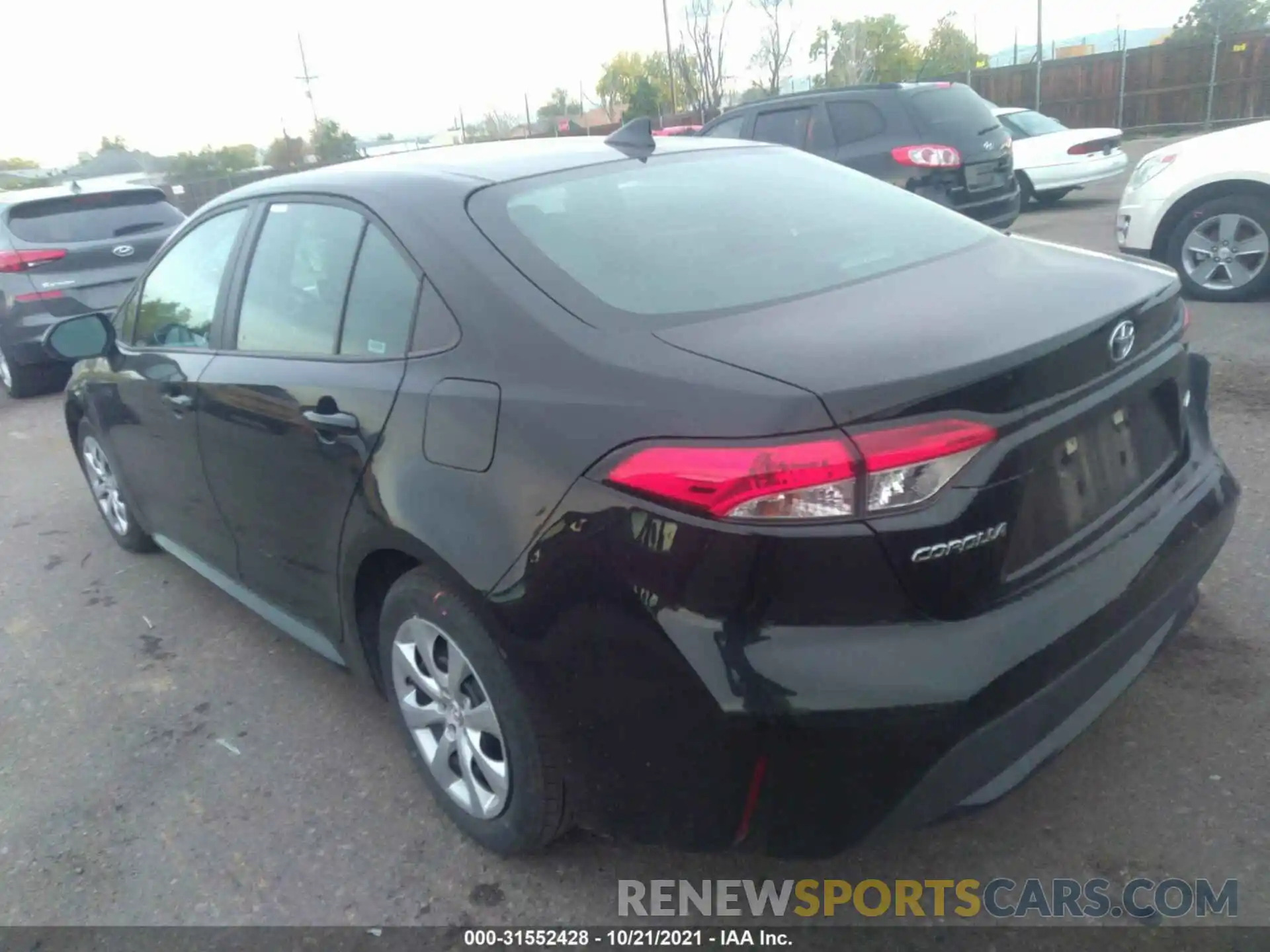 3 Photograph of a damaged car 5YFEPMAE2MP223381 TOYOTA COROLLA 2021