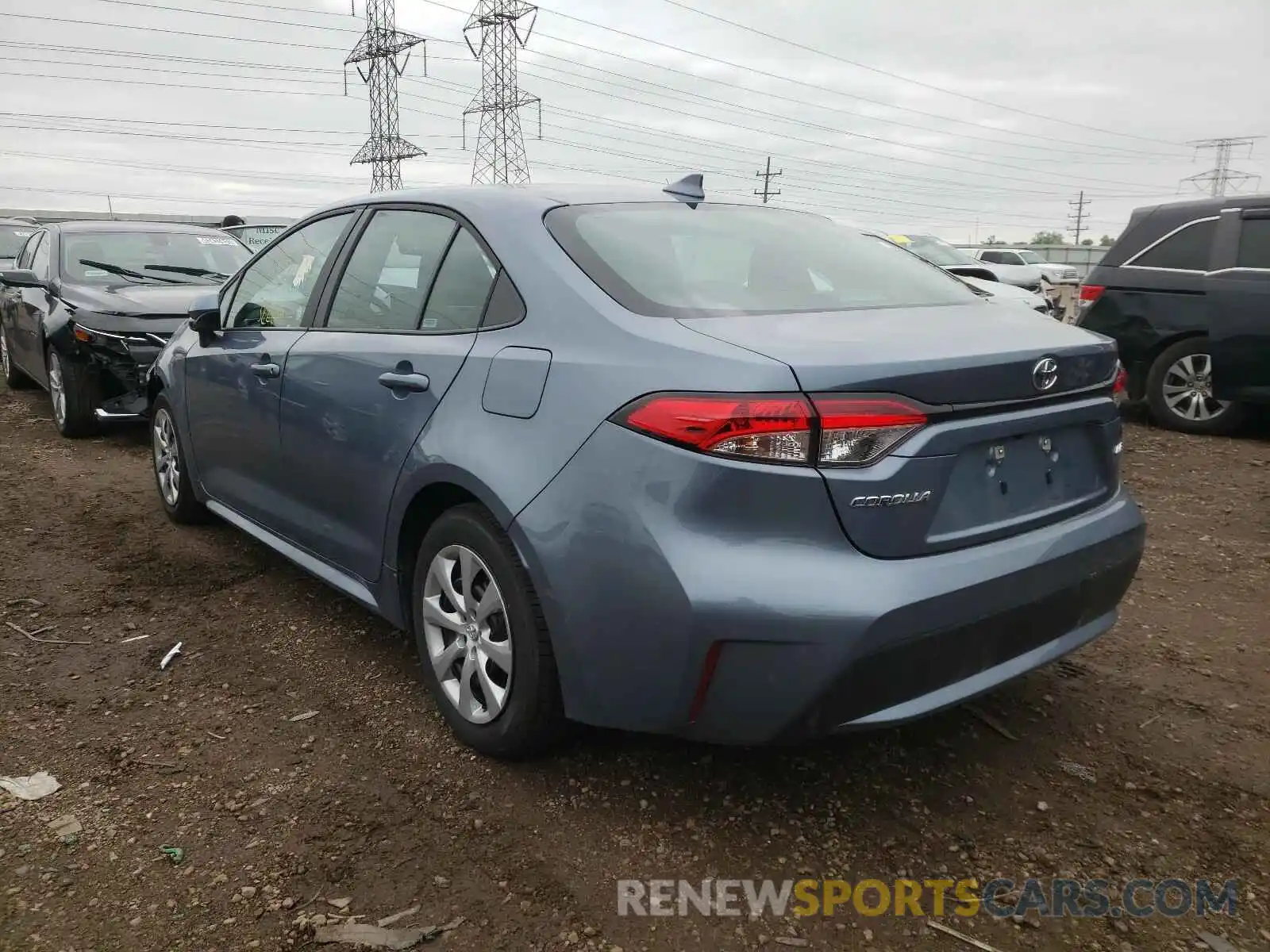 3 Photograph of a damaged car 5YFEPMAE2MP223459 TOYOTA COROLLA 2021