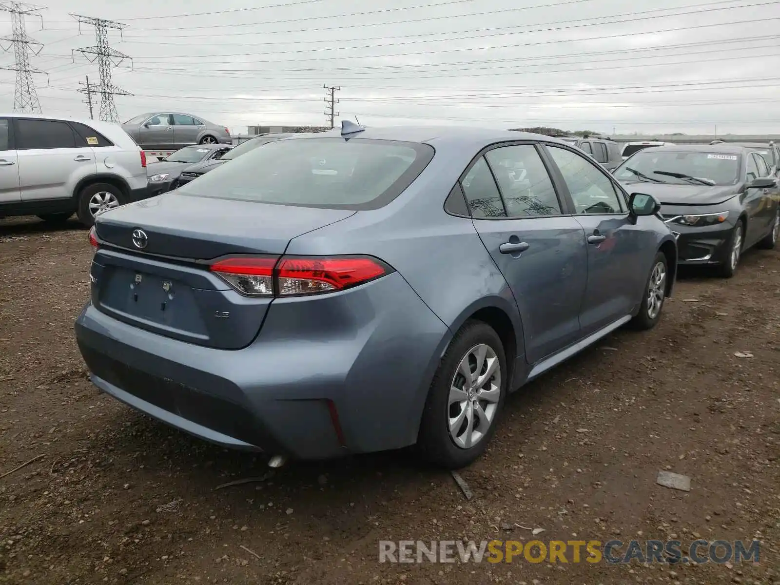 4 Photograph of a damaged car 5YFEPMAE2MP223459 TOYOTA COROLLA 2021