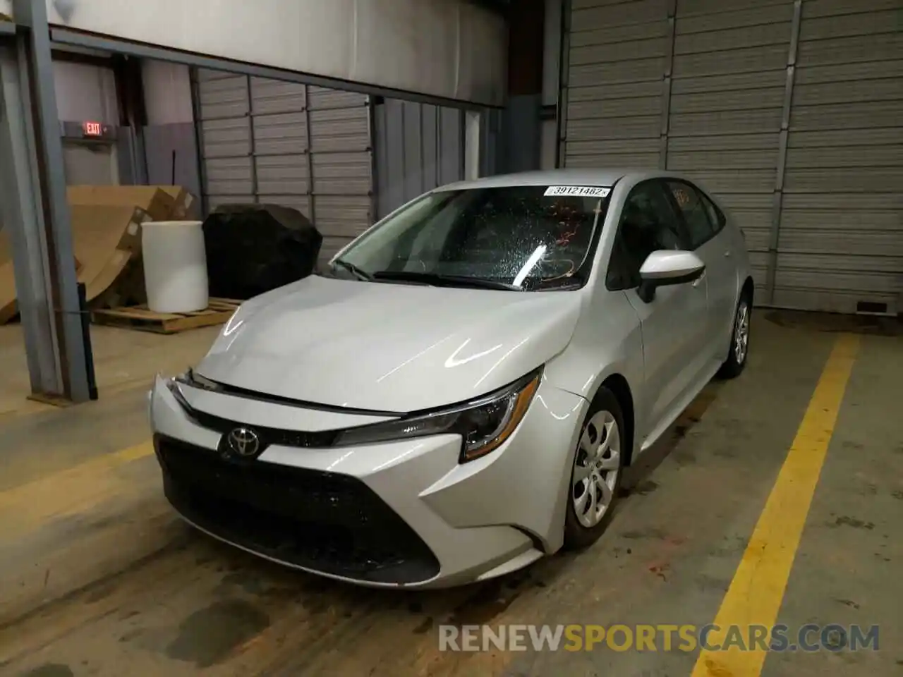 2 Photograph of a damaged car 5YFEPMAE2MP223705 TOYOTA COROLLA 2021