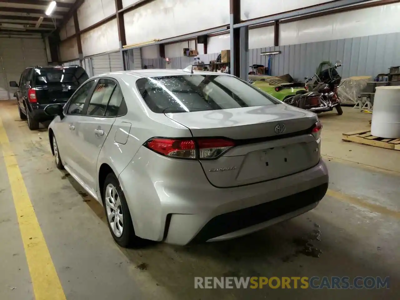 3 Photograph of a damaged car 5YFEPMAE2MP223705 TOYOTA COROLLA 2021