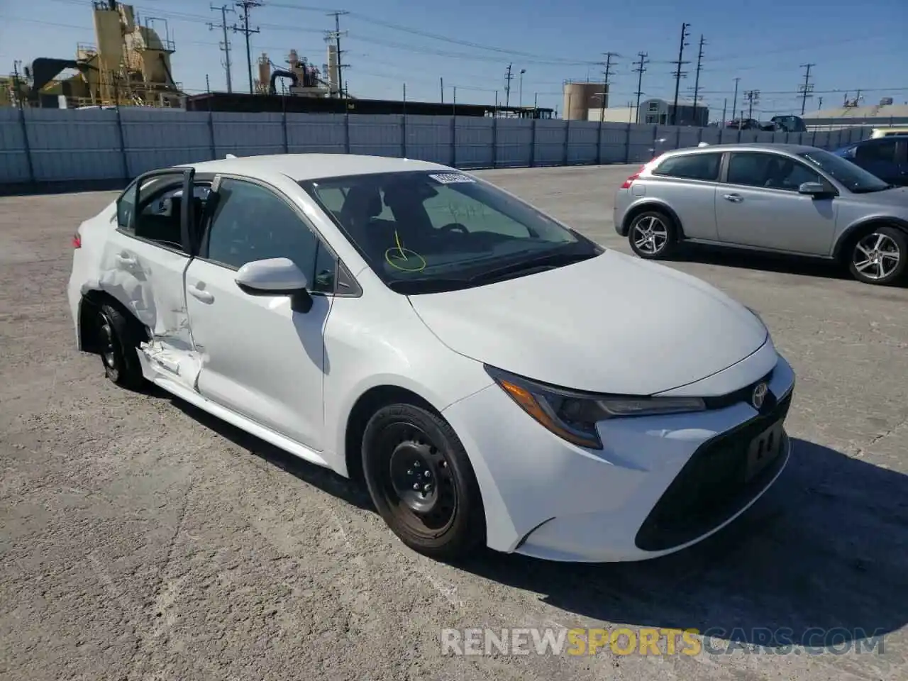 1 Photograph of a damaged car 5YFEPMAE2MP226149 TOYOTA COROLLA 2021