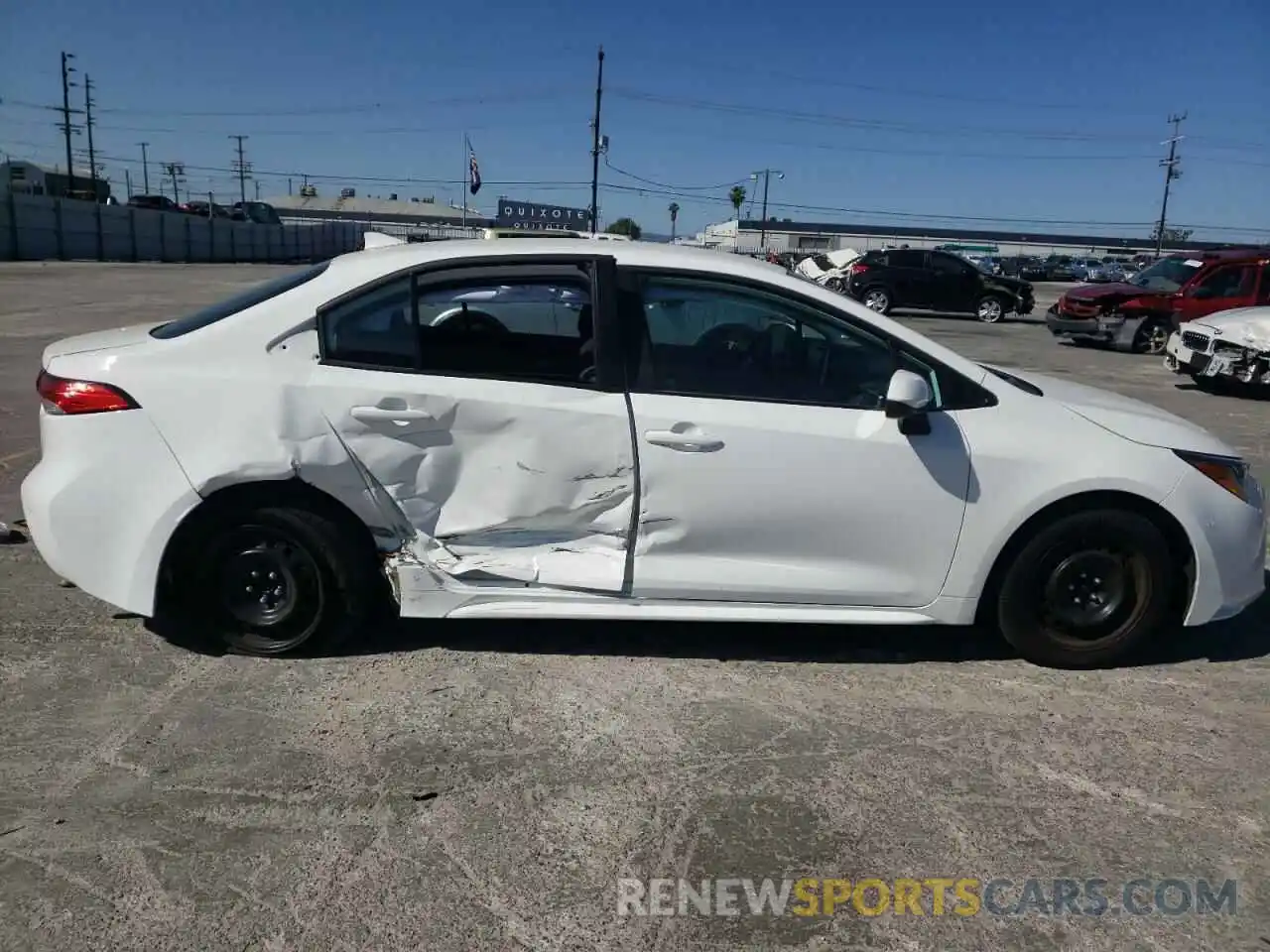 9 Photograph of a damaged car 5YFEPMAE2MP226149 TOYOTA COROLLA 2021