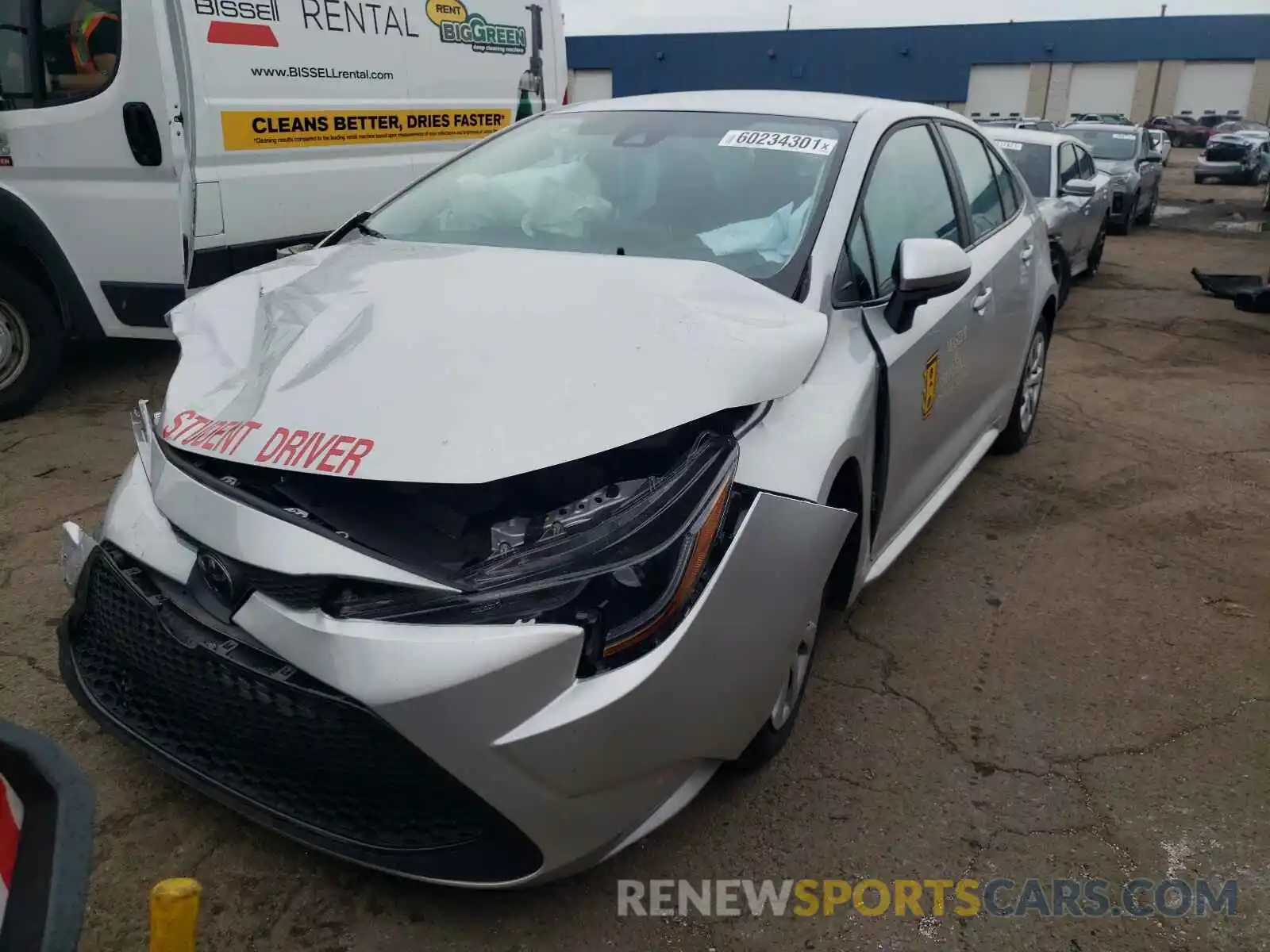 2 Photograph of a damaged car 5YFEPMAE2MP226801 TOYOTA COROLLA 2021