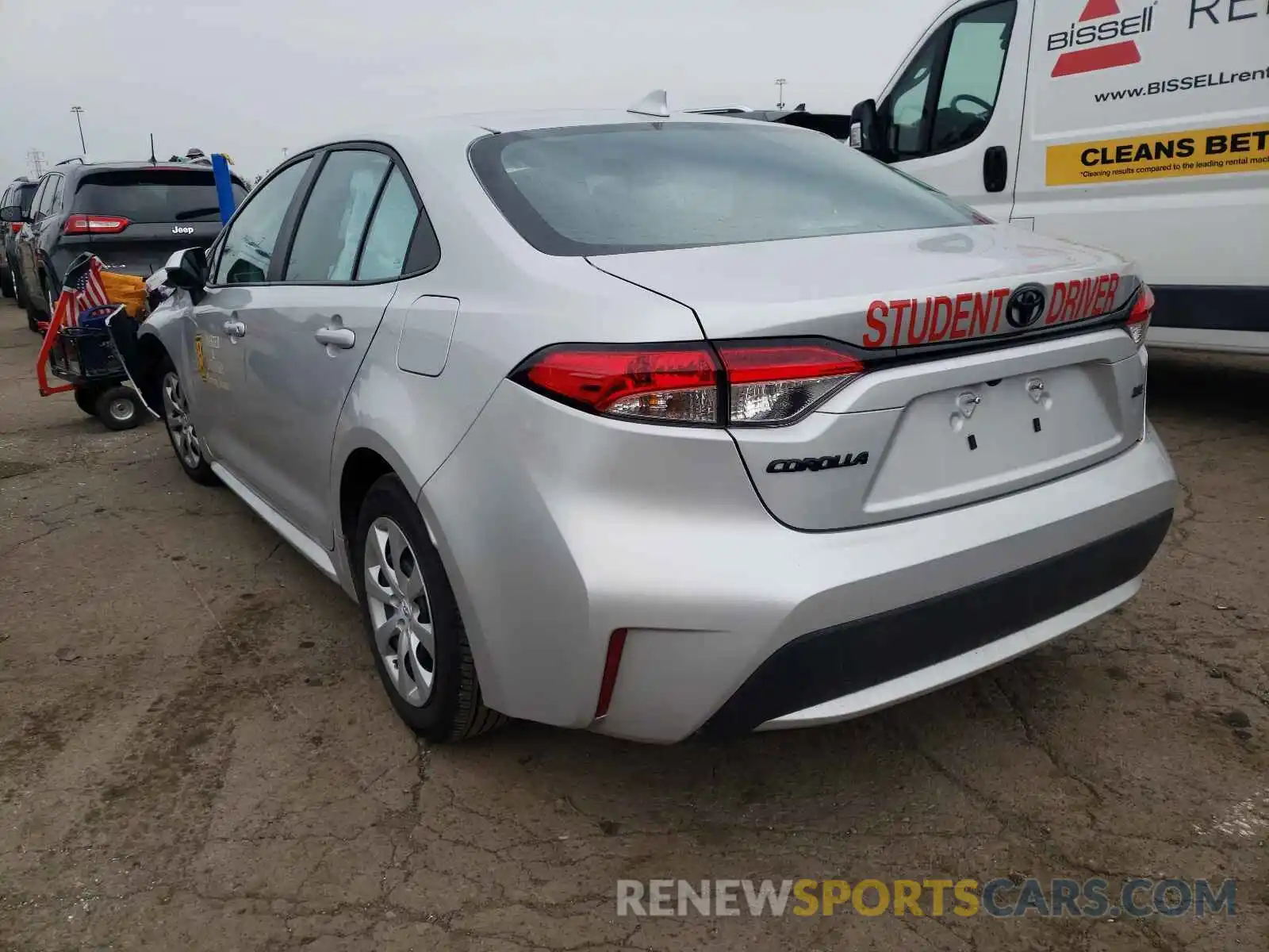 3 Photograph of a damaged car 5YFEPMAE2MP226801 TOYOTA COROLLA 2021