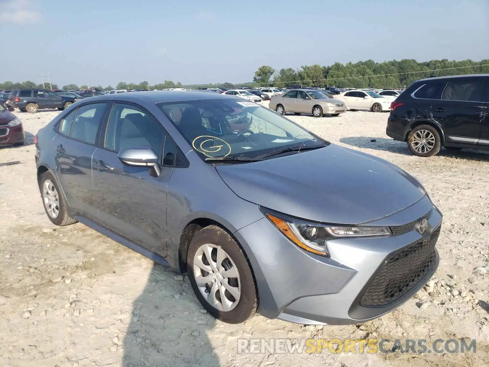 1 Photograph of a damaged car 5YFEPMAE2MP227074 TOYOTA COROLLA 2021