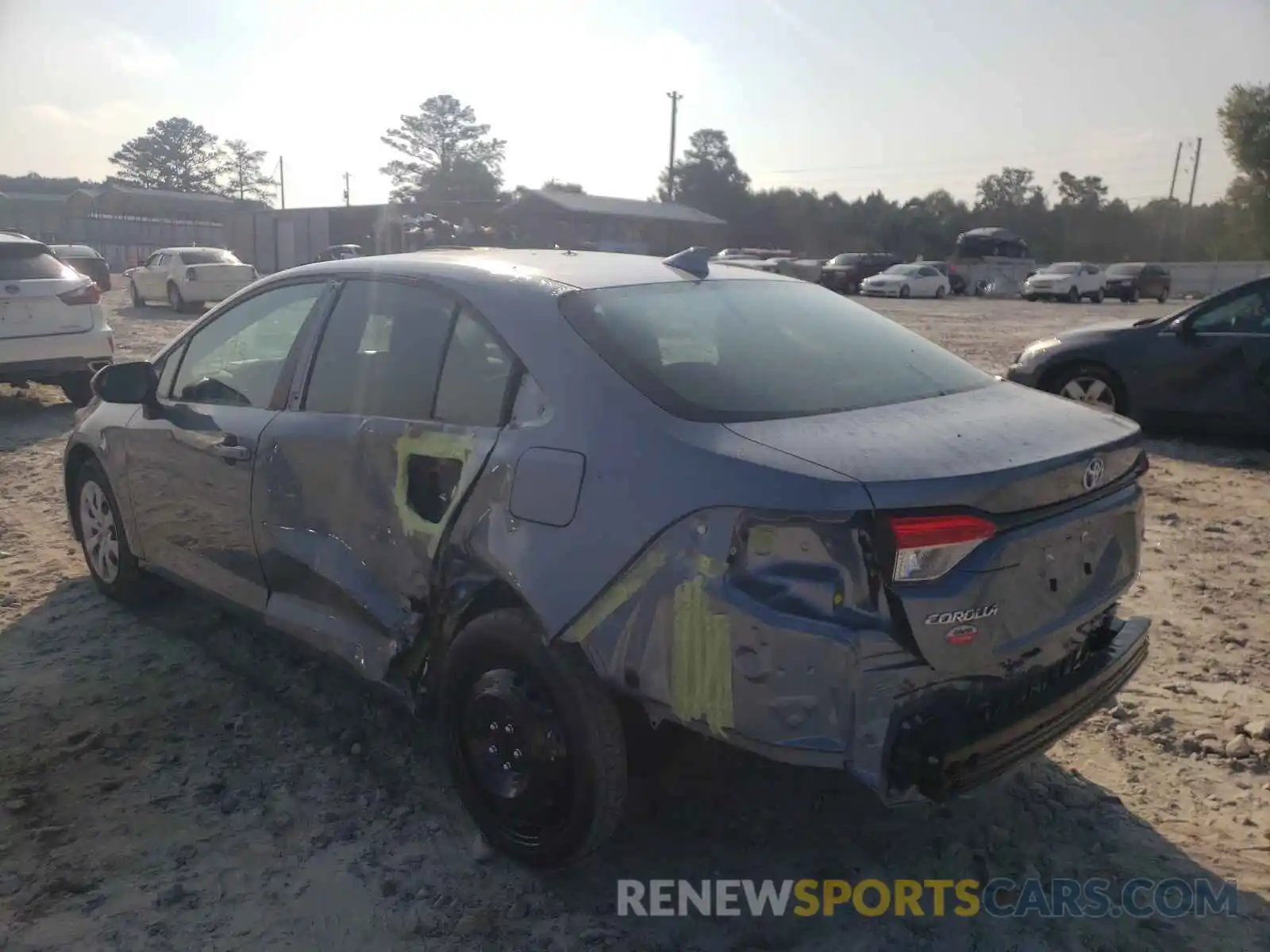 3 Photograph of a damaged car 5YFEPMAE2MP227074 TOYOTA COROLLA 2021