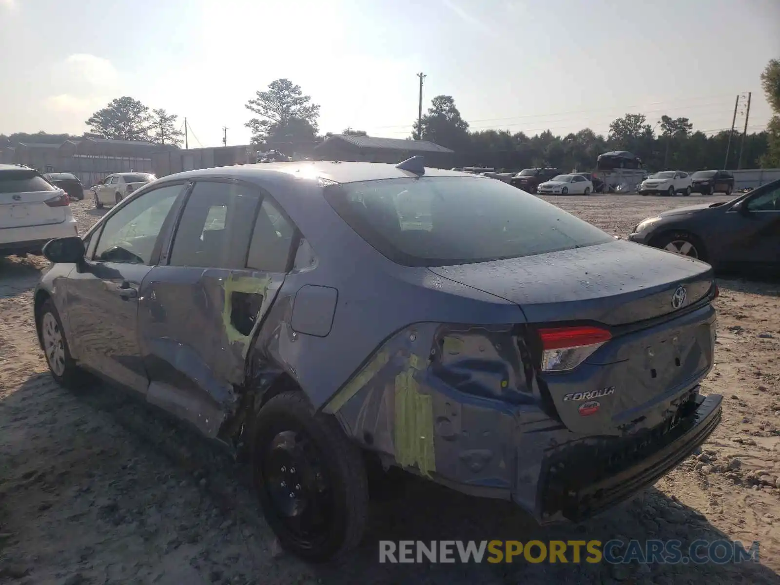 9 Photograph of a damaged car 5YFEPMAE2MP227074 TOYOTA COROLLA 2021