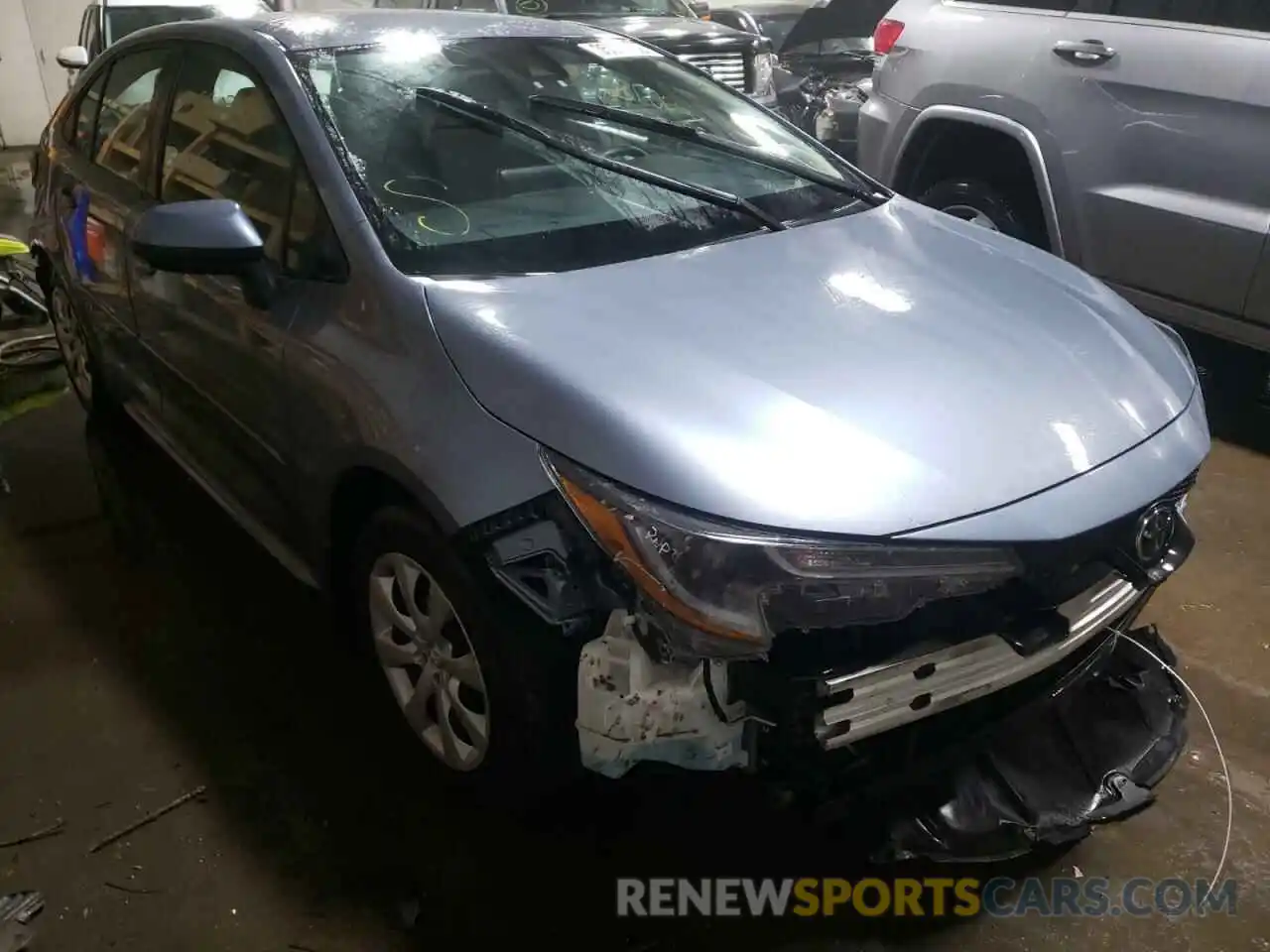 1 Photograph of a damaged car 5YFEPMAE2MP228175 TOYOTA COROLLA 2021