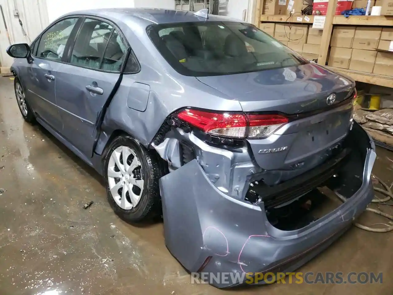 3 Photograph of a damaged car 5YFEPMAE2MP228175 TOYOTA COROLLA 2021