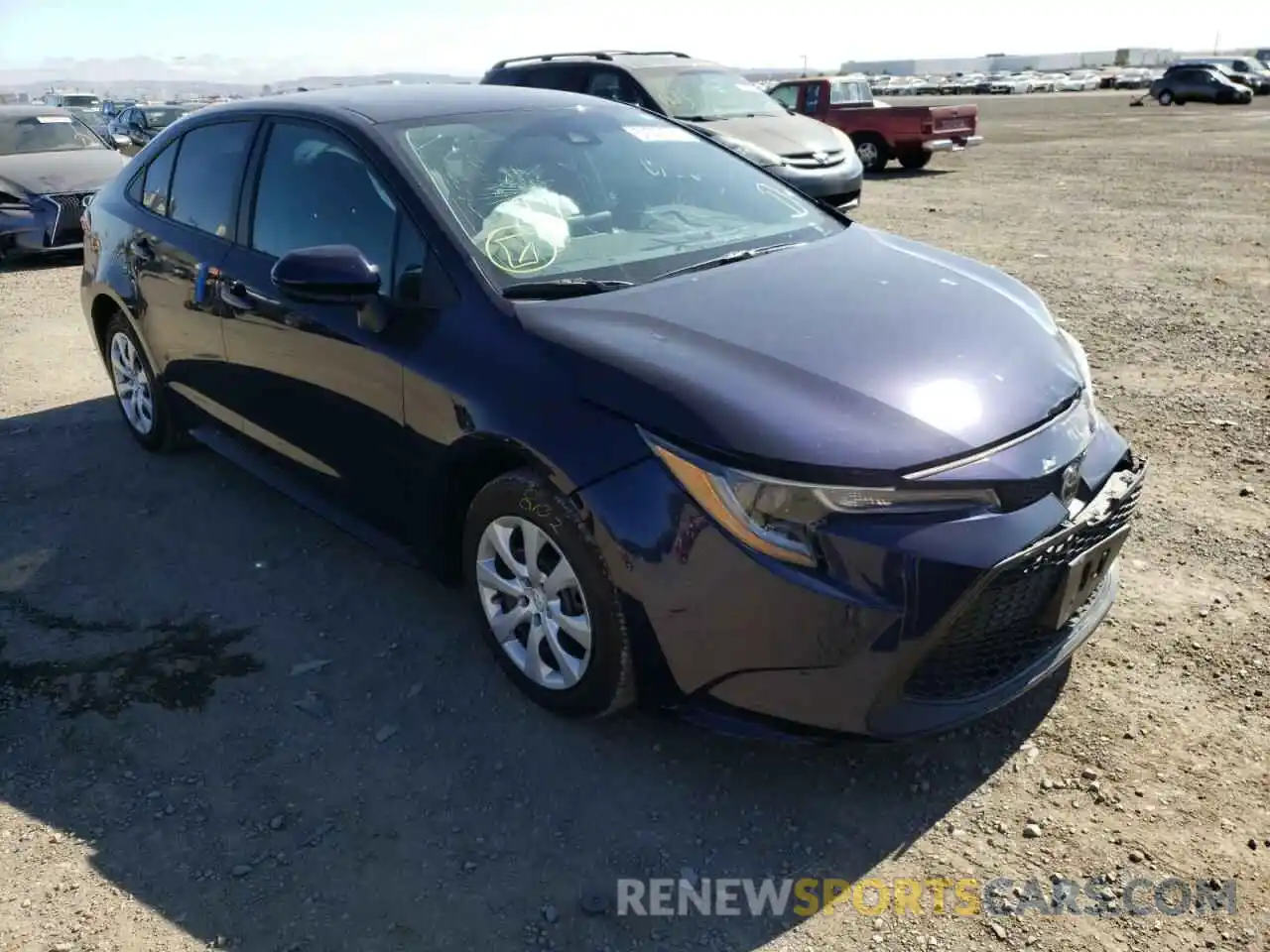 1 Photograph of a damaged car 5YFEPMAE2MP228838 TOYOTA COROLLA 2021