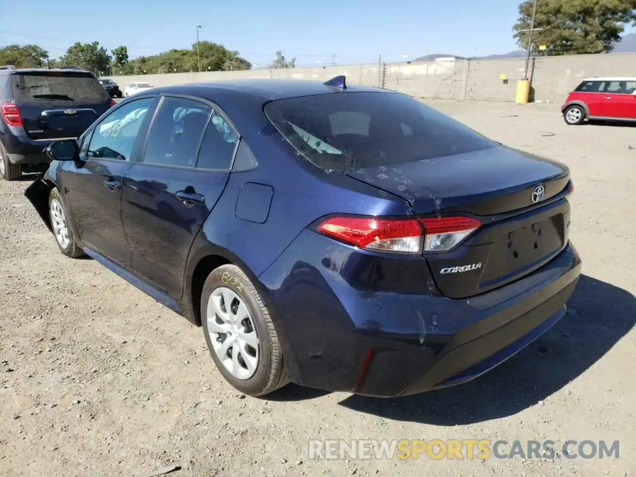 3 Photograph of a damaged car 5YFEPMAE2MP228838 TOYOTA COROLLA 2021