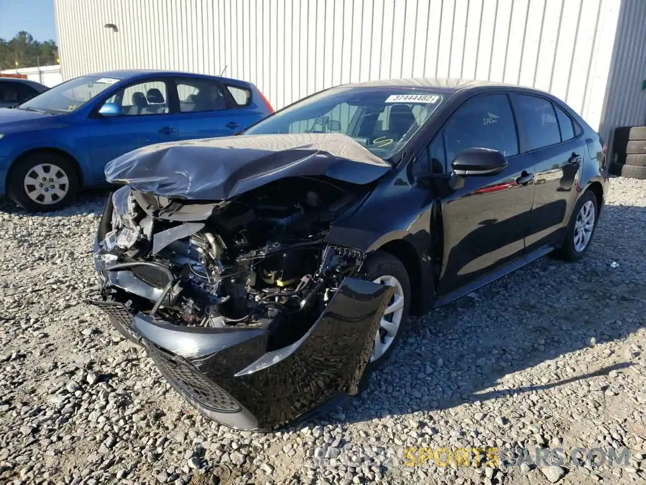 2 Photograph of a damaged car 5YFEPMAE2MP229035 TOYOTA COROLLA 2021