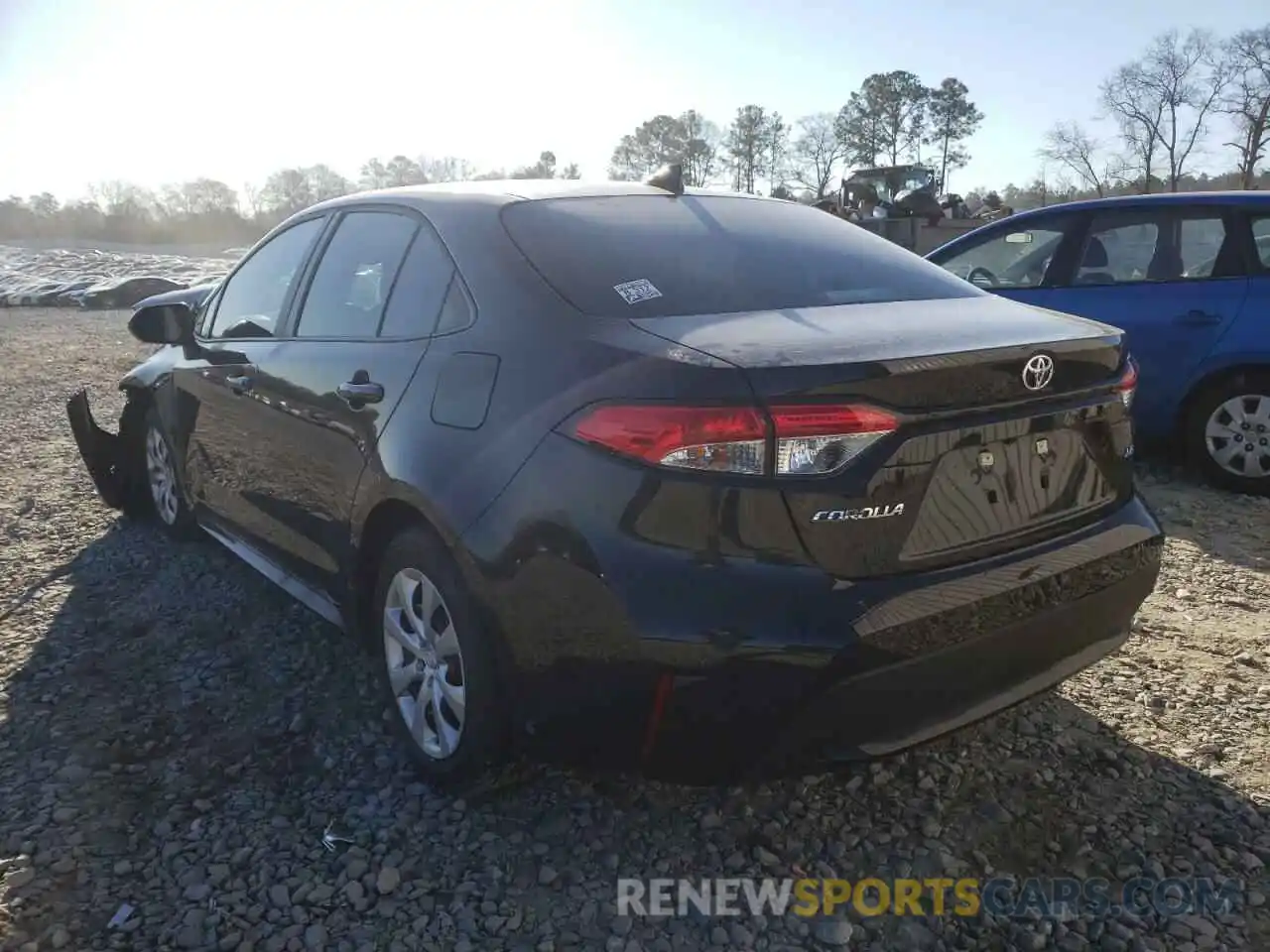 3 Photograph of a damaged car 5YFEPMAE2MP229035 TOYOTA COROLLA 2021