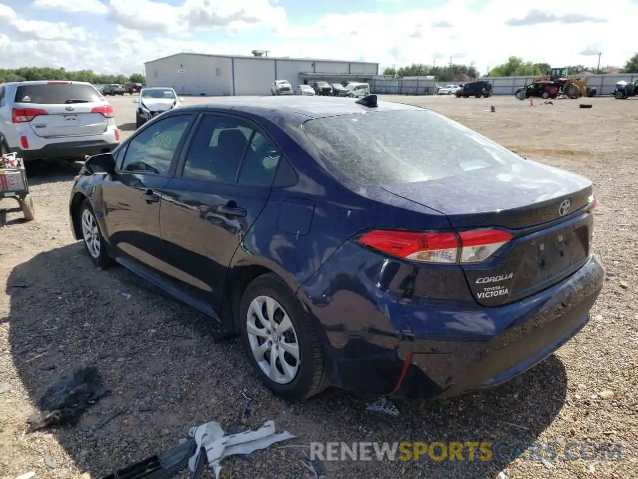 3 Photograph of a damaged car 5YFEPMAE2MP229102 TOYOTA COROLLA 2021