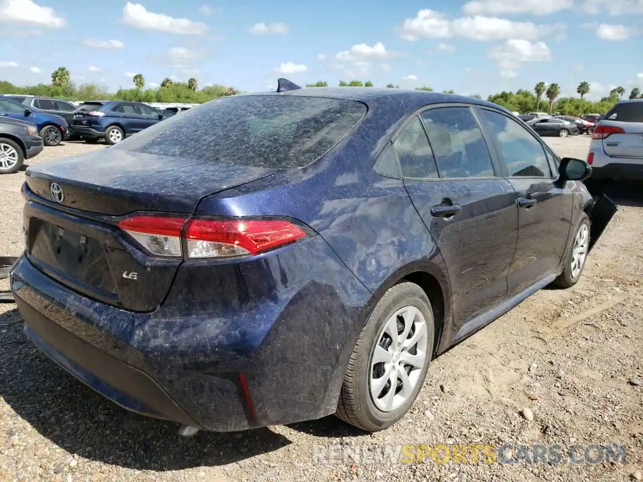 4 Photograph of a damaged car 5YFEPMAE2MP229102 TOYOTA COROLLA 2021